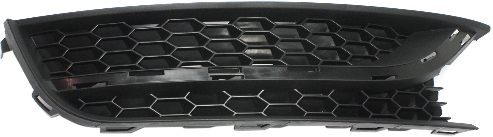 Fog Light Cover for Volkswagen Passat 2012-2015, Right (Passenger), Lower Outer, Textured Dark Gray, USA Built, Replacement