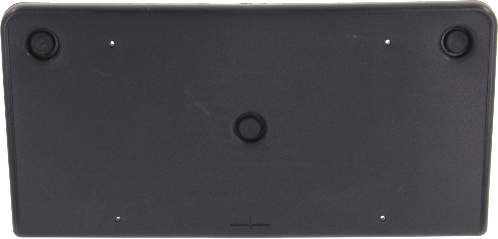 Front License Plate Bracket for Volkswagen Jetta Sedan, 2011-2014, Textured Black, Replacement