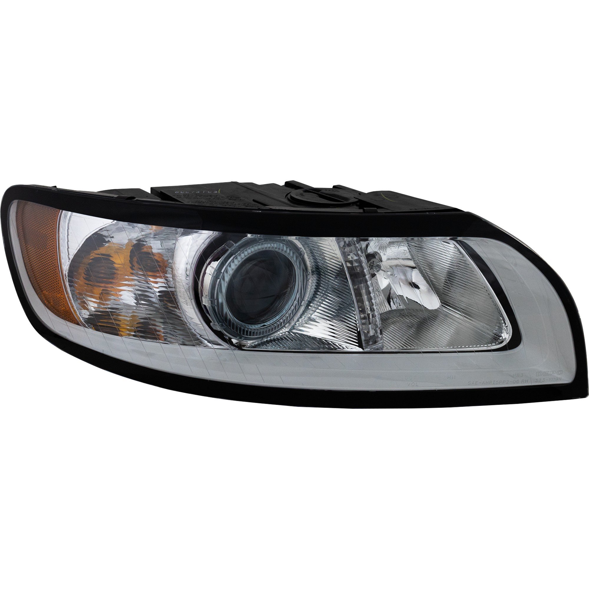 Headlight Assembly for Volvo S40/V50 2008-2011, Right (Passenger), Halogen, Replacement