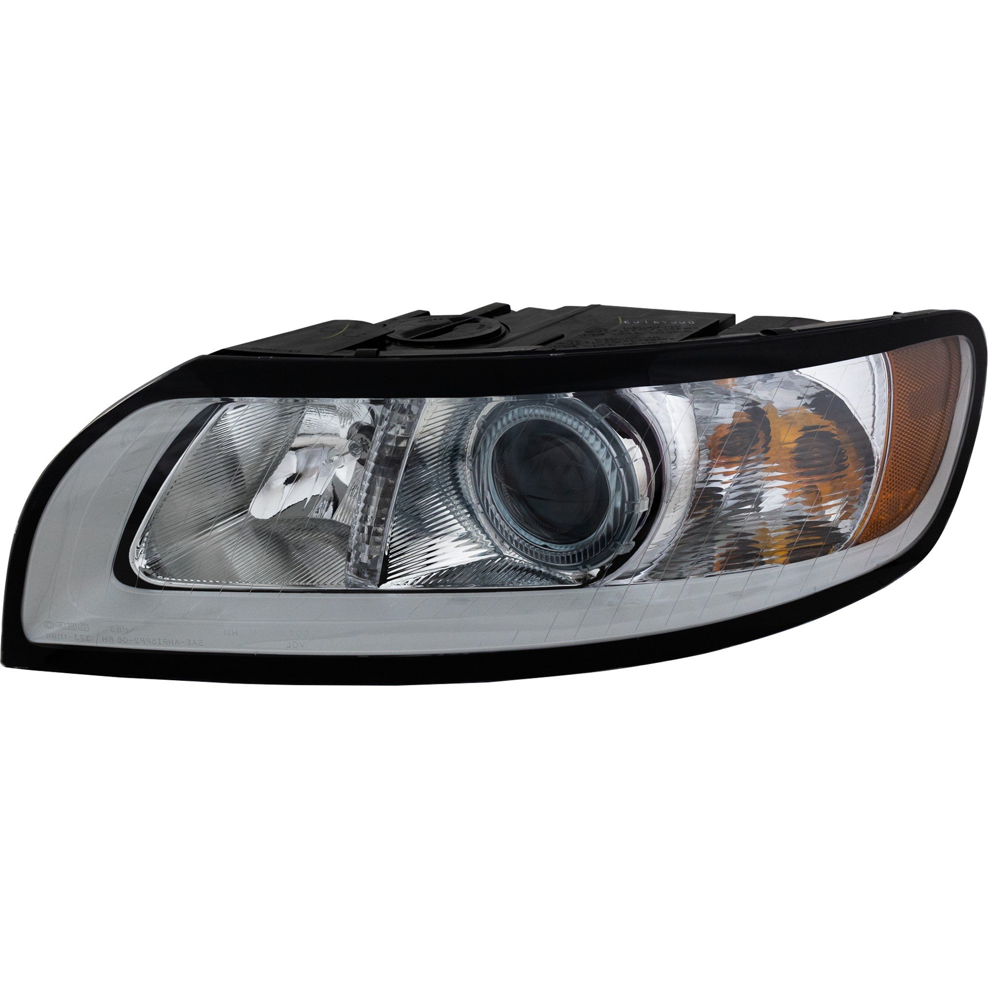 Headlight Assembly for Volvo S40/V50 2008-2011, Left (Driver), Halogen, Replacement
