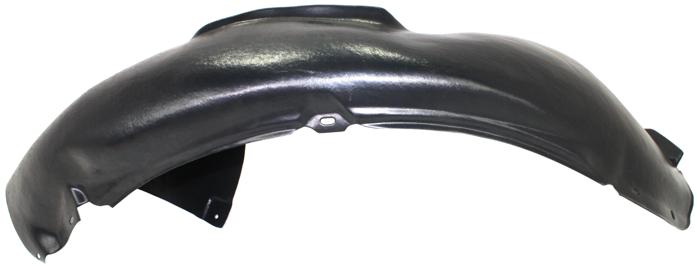 Front Fender Liner for Volkswagen Golf/GTI 2010-2014, Left (Driver) Side, Plastic, Vacuum Form, Rear Section, Hatchback Replacement
