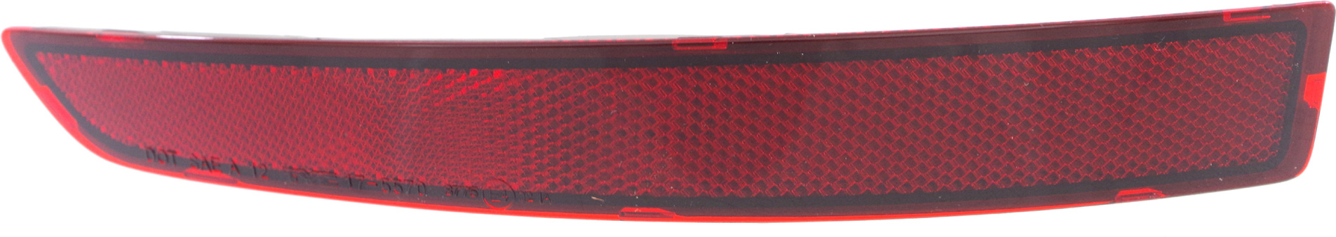 Rear Bumper Reflector Light for Volkswagen Jetta GLI Model, Left (Driver) Side, Compatible with 2015-2018, Replacement (CAPA Certified)