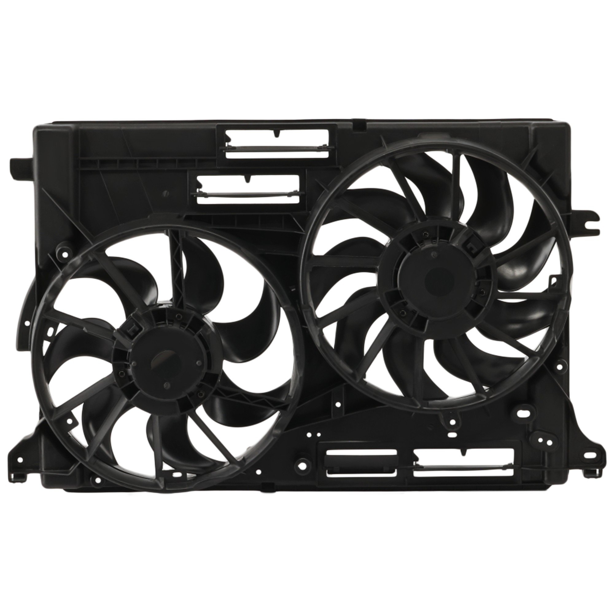 Radiator Fan Assembly for Fusion (2017-2019), Continental, MKZ (2017-2020), Dual Fan, Engine 2.7L/3.0L, Replacement by Ford