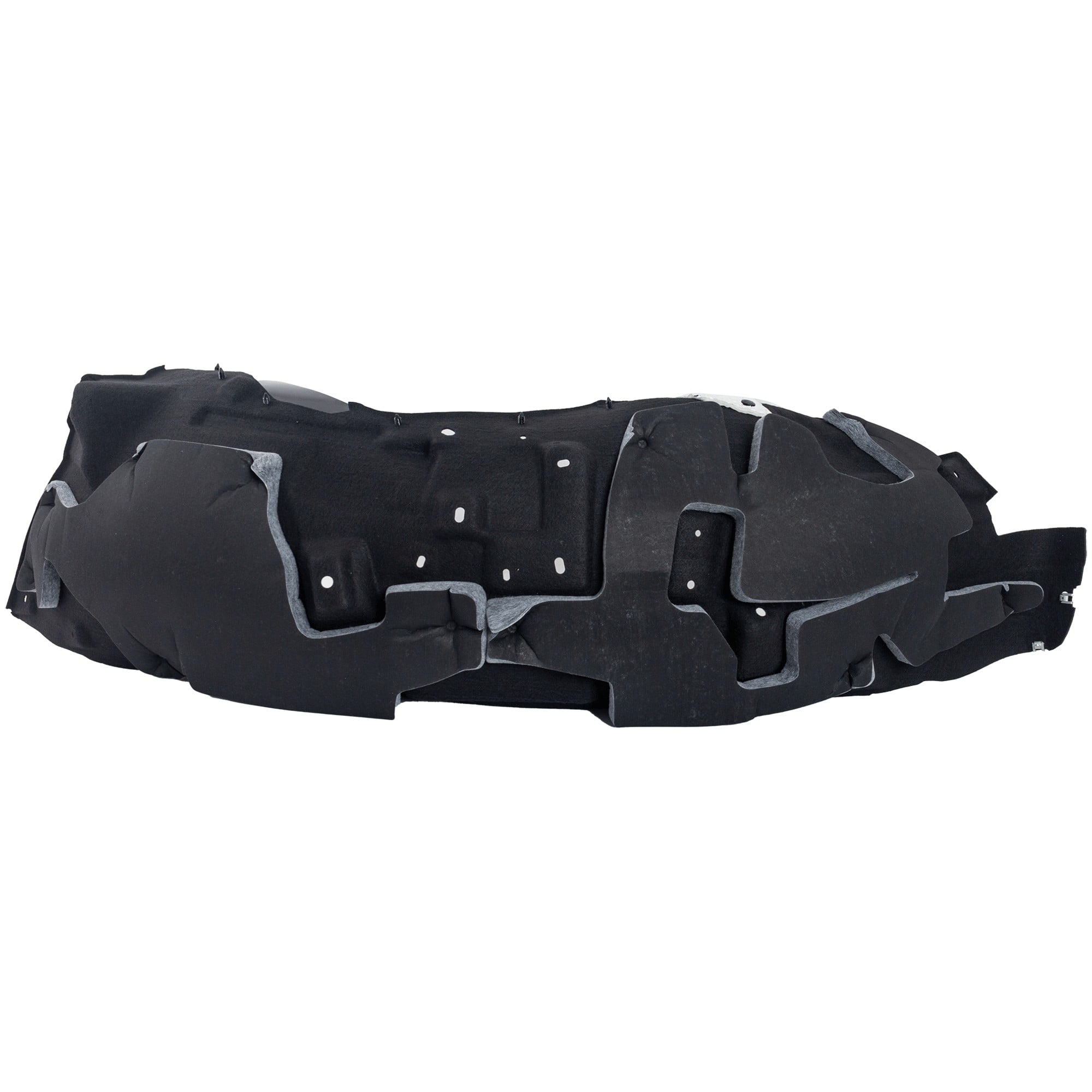 Front Fender Liner Left (Driver) for 2021-2023 Ford F-150, Plastic Vacuum Form with Insulation Foam, fits XL/XLT/Platinum/Lariat/King Ranch Crew Cab 3.0L Engines & Lariat Extended Cab Models, Replacement