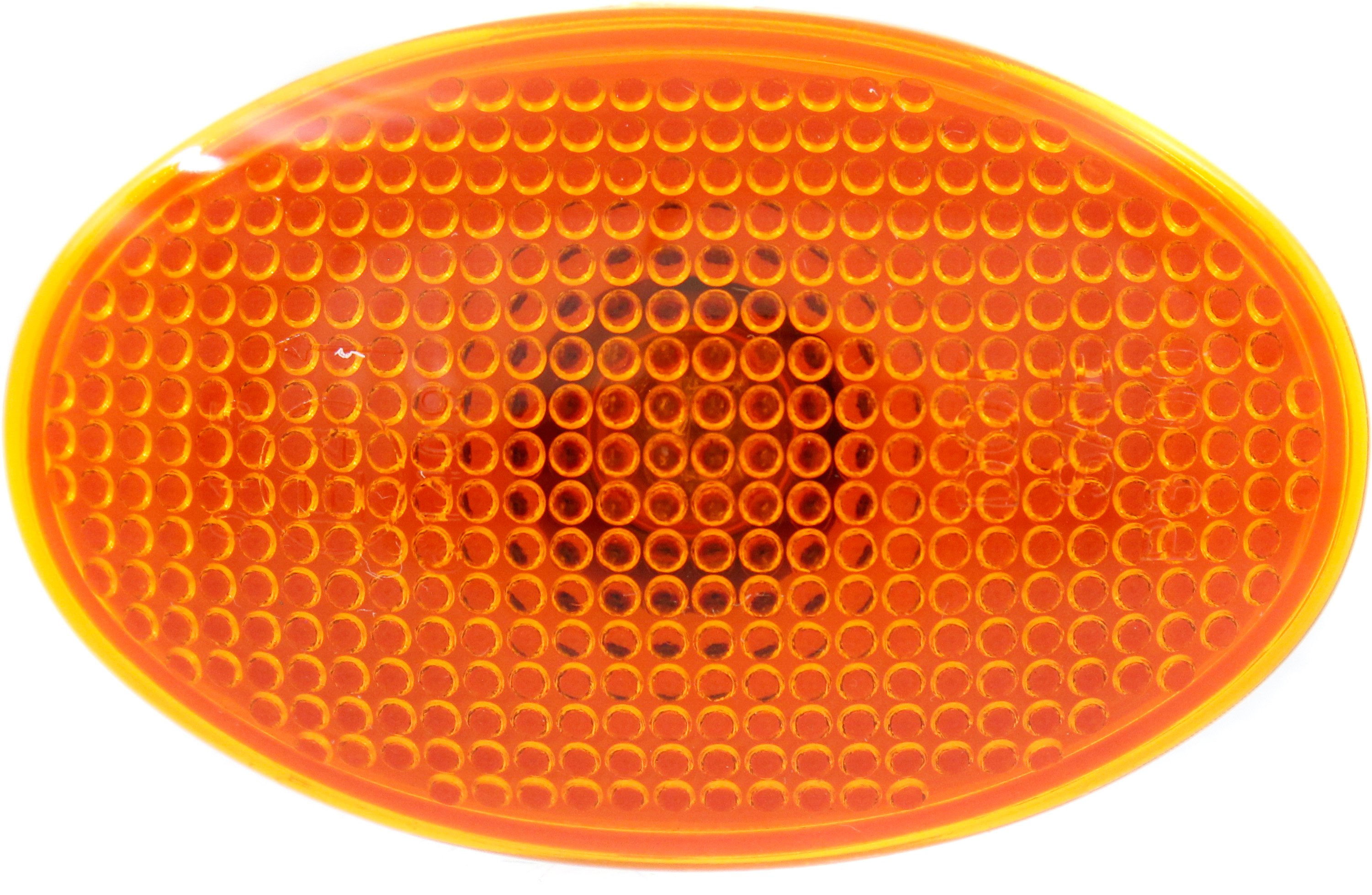 Rear Side Marker Light Assembly for Ford F-Series Super Duty Pickup 1999-2010, Right (Passenger) = Left (Driver), Front Section, Amber Lens, Replacement