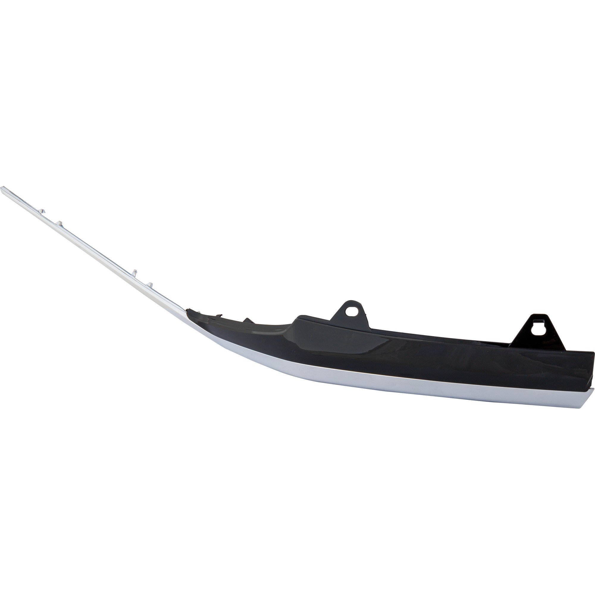 Front Bumper Grille Molding for Honda CR-V 2020-2022, Right (Passenger), Painted Black with Chrome Molding, Compatible with EX, EX-L, LX, Special Edition, Sport, and Hybrid (2020-2021) Models, Replacement