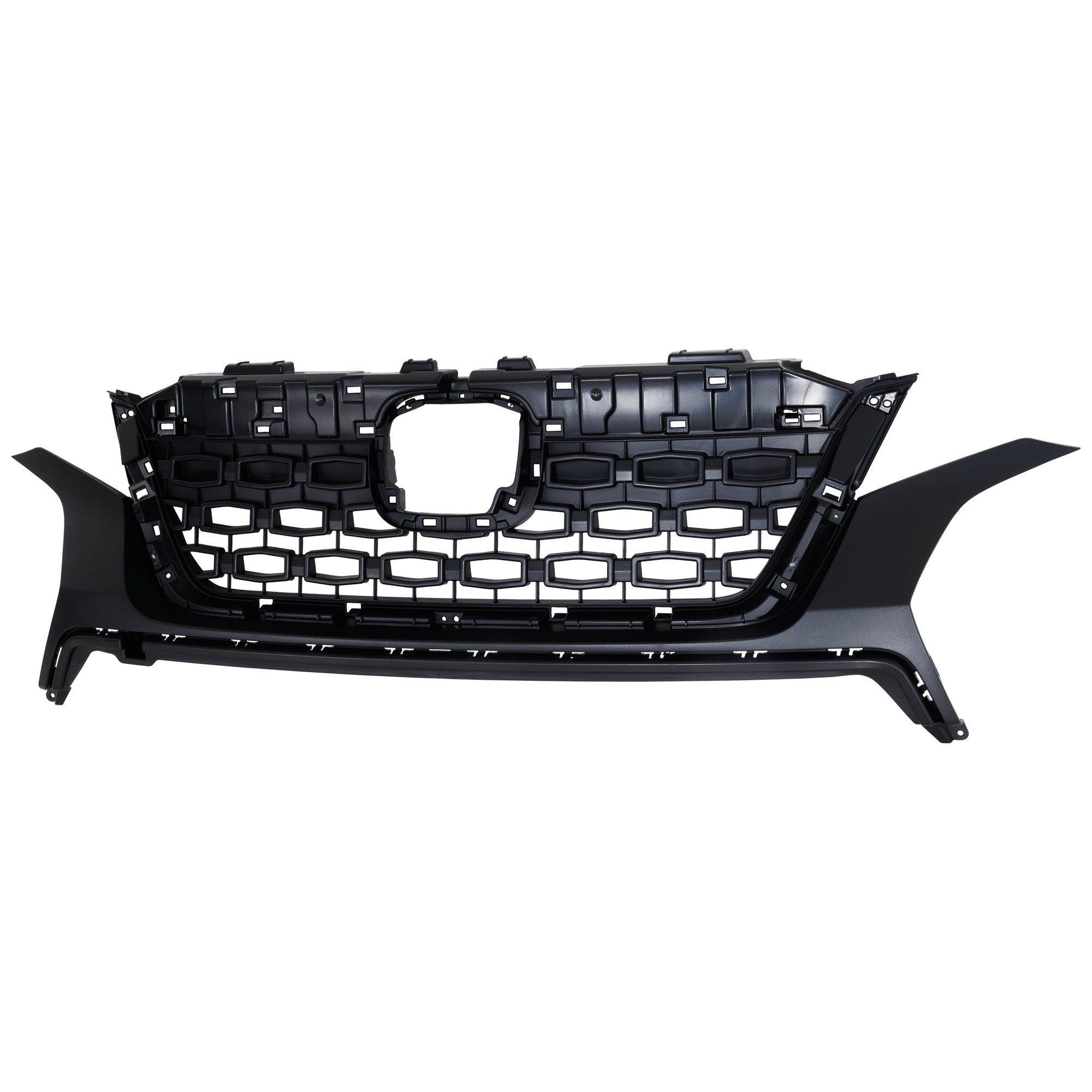 Textured Black Shell and Insert Grille for 2019-2021 Honda Passport, Replacement