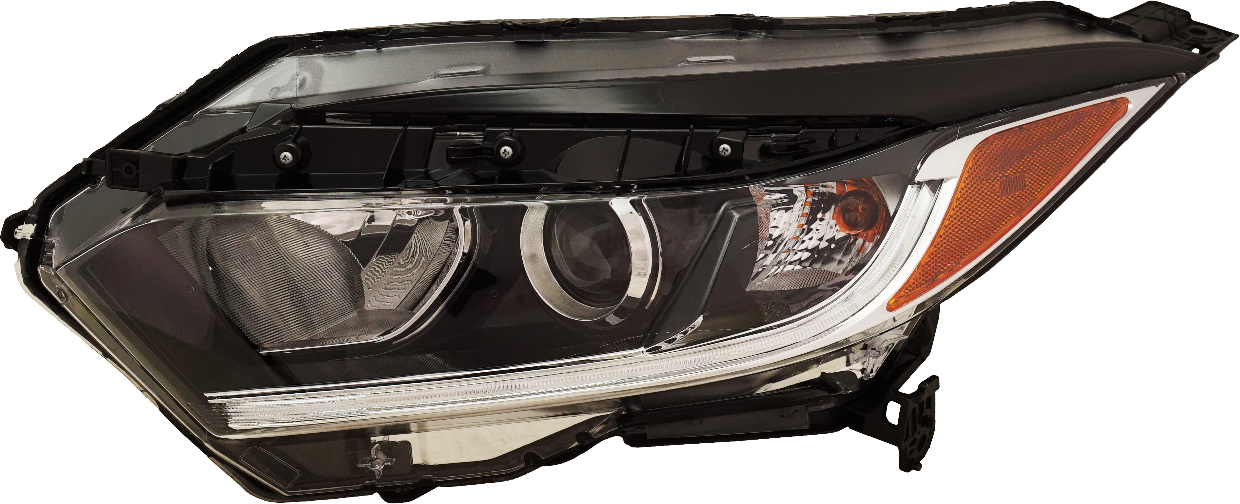 Headlight Assembly for Honda HR-V 2019-2022, Left (Driver) Side, Halogen, Replacement (CAPA Certified)