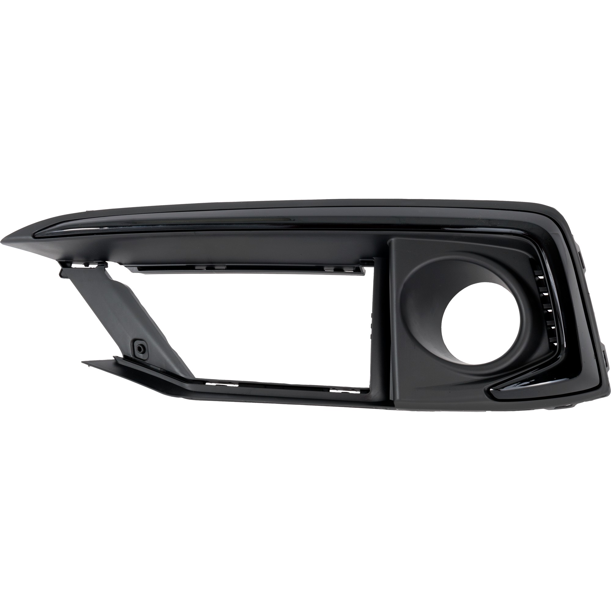 Front Fog Light Molding for Honda Civic Sport Model 2019-2021, Left (Driver), Black, Compatible with Sedan 2019-2021/Coupe 2019-2020, Replacement