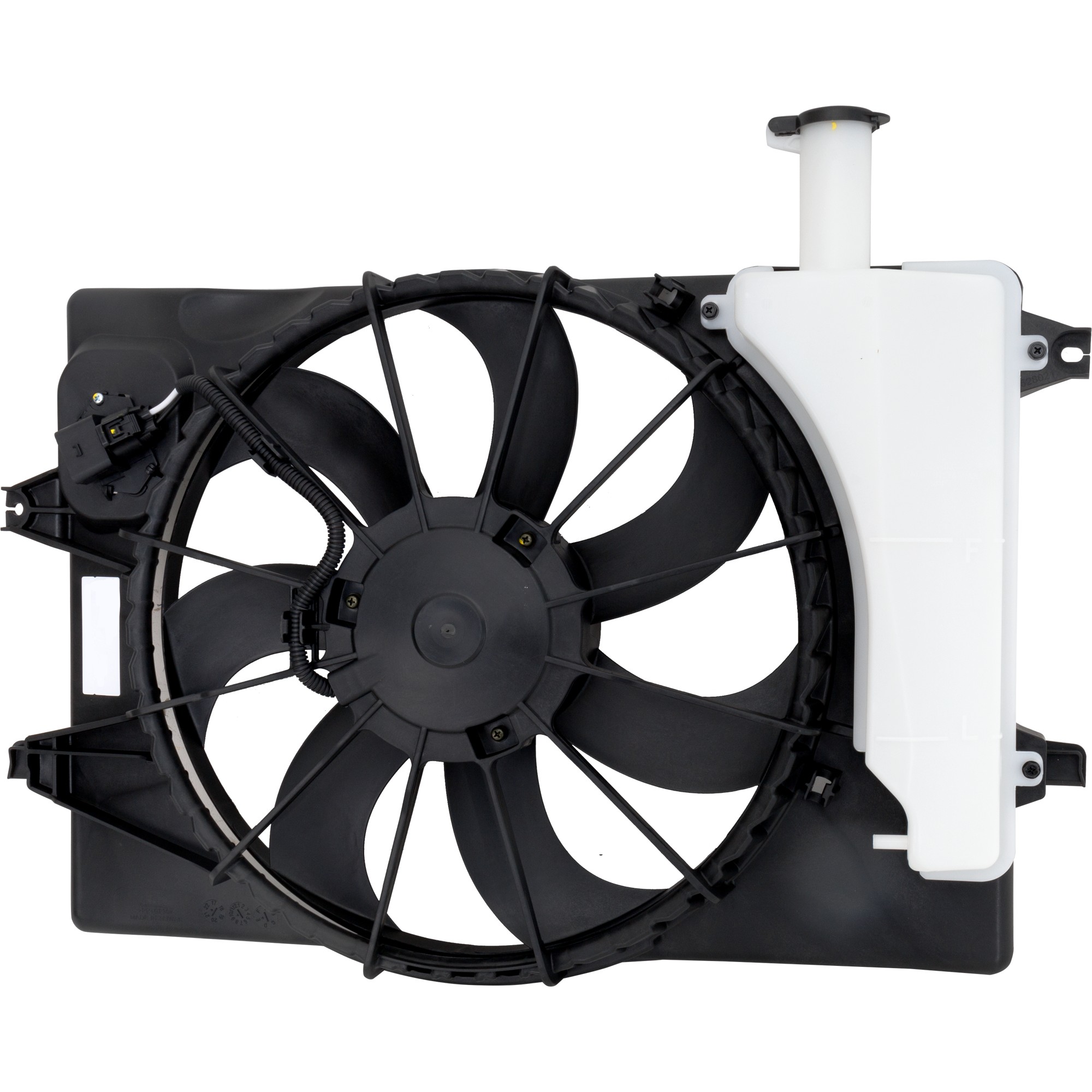 Radiator Fan Assembly for Kia Soul 2020-2023, Kia Seltos 2021-2023, 2.0L Engine, Replacement