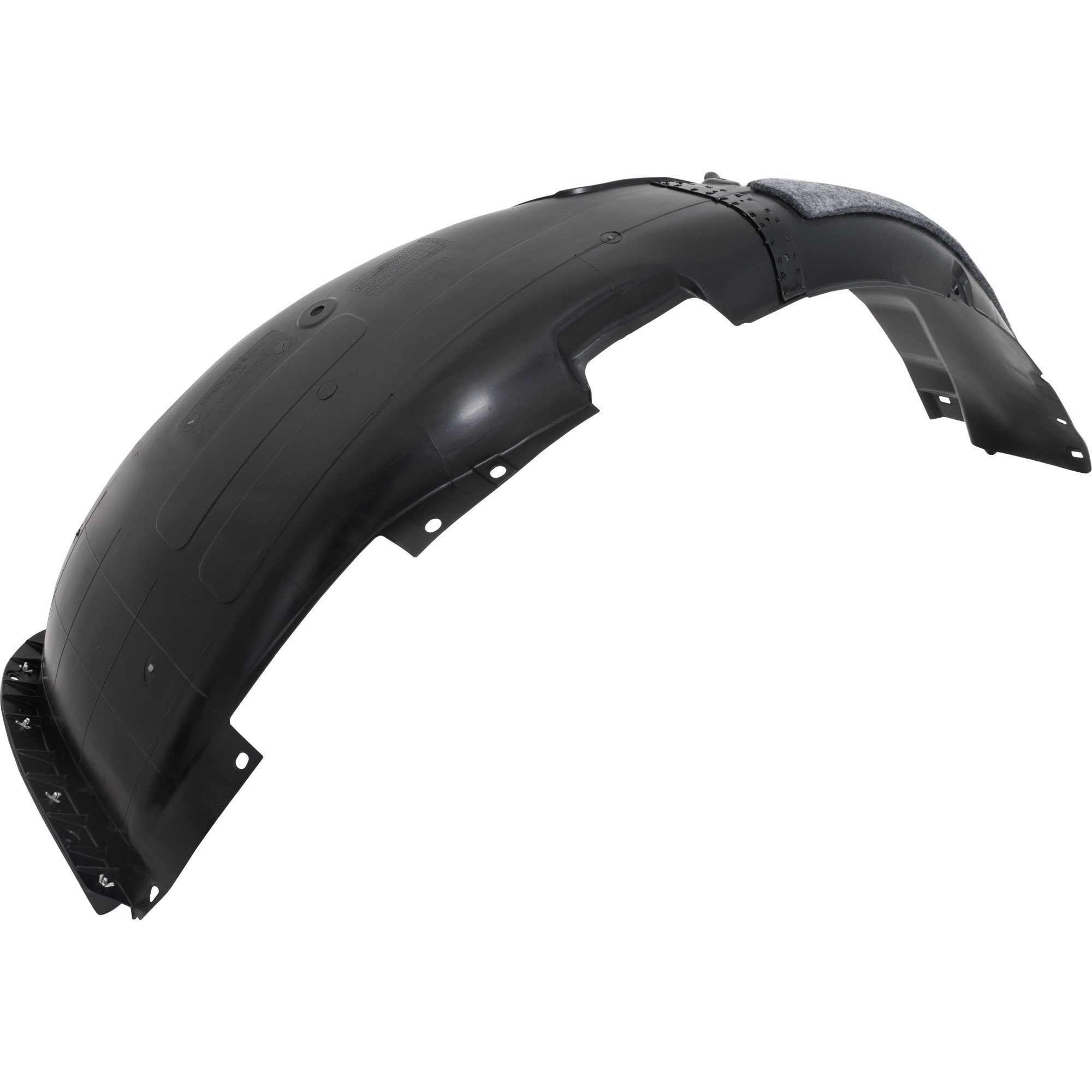 Front Fender Liner for Hyundai Elantra 2017-2018, Left (Driver), Polypropylene, Thermo Form, USA Built Vehicle, Replacement (CAPA Certified)