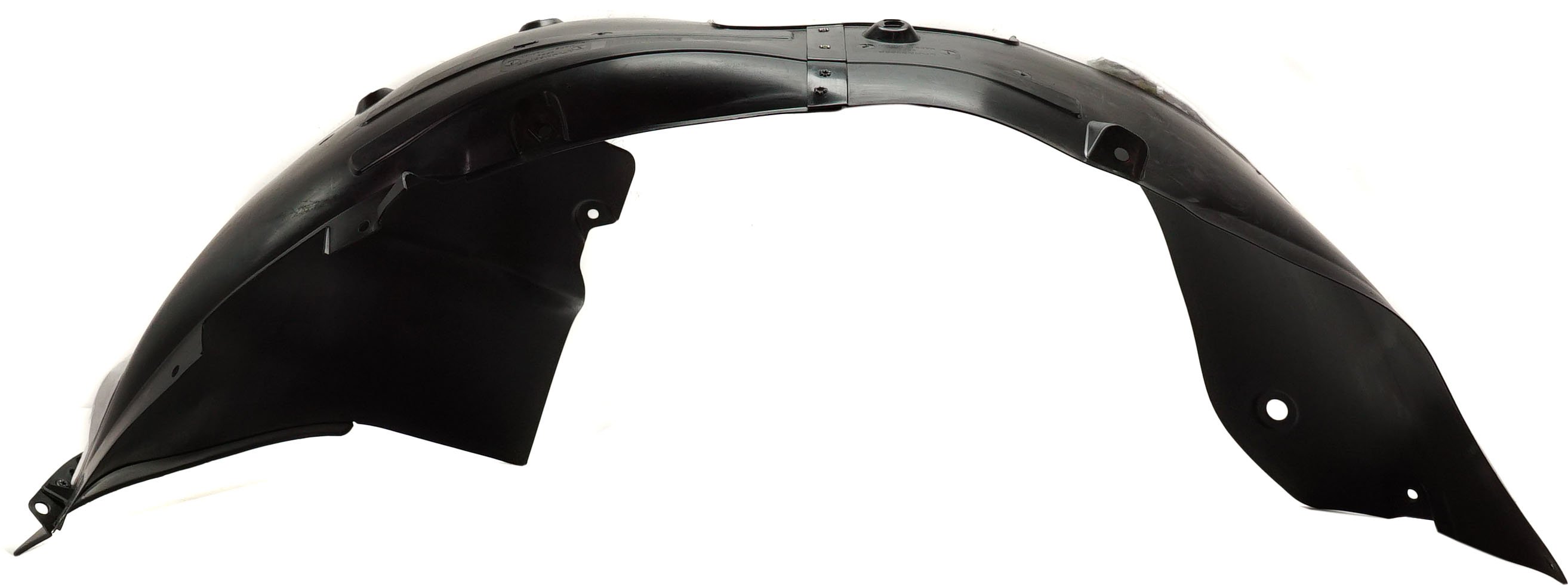 Front Fender Liner for Hyundai SANTA FE, 2019-2020, Left (Driver), Plastic Injection Form, Replacement