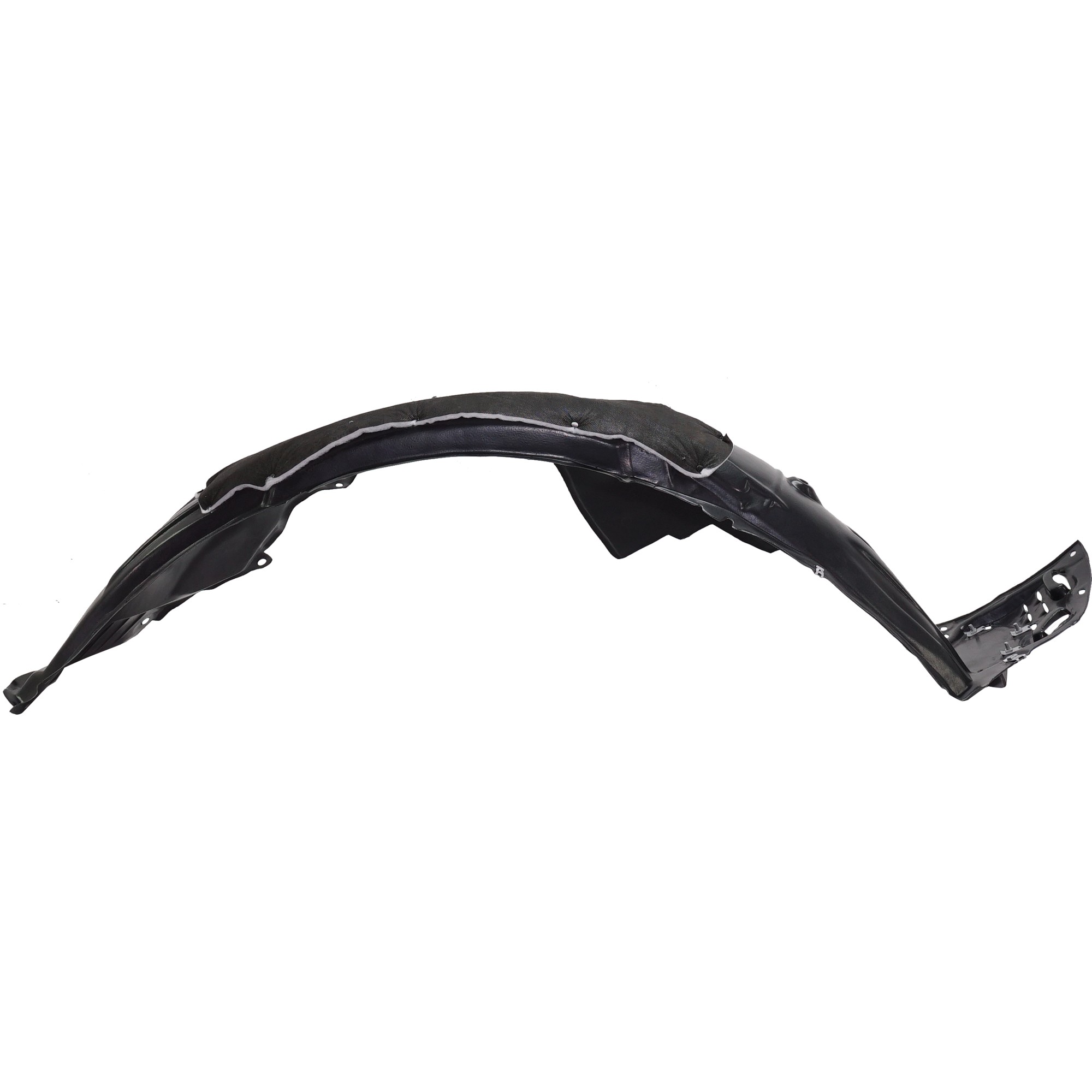 Front Fender Liner Left (Driver) for Honda Civic 2020-2021, Vacuum Form, Sport/Sport Touring Models, Hatchback, Replacement