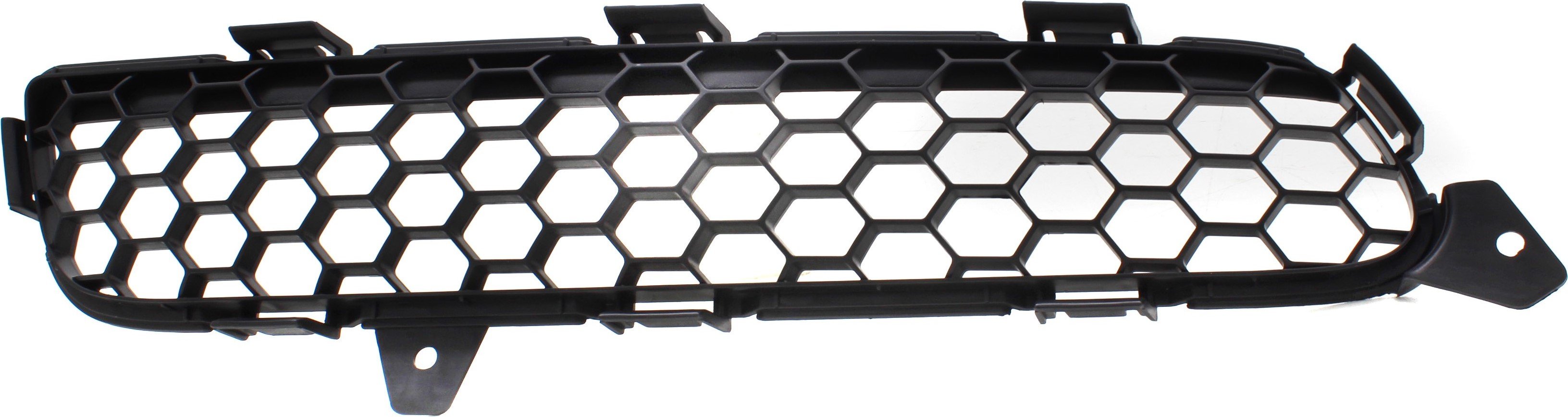 Front Bumper Grille Cover Finisher for Infiniti EX35/EX37 (2008-2013), QX50 (2014-2017), Left (Driver), Without Technology Package and ICC, Replacement