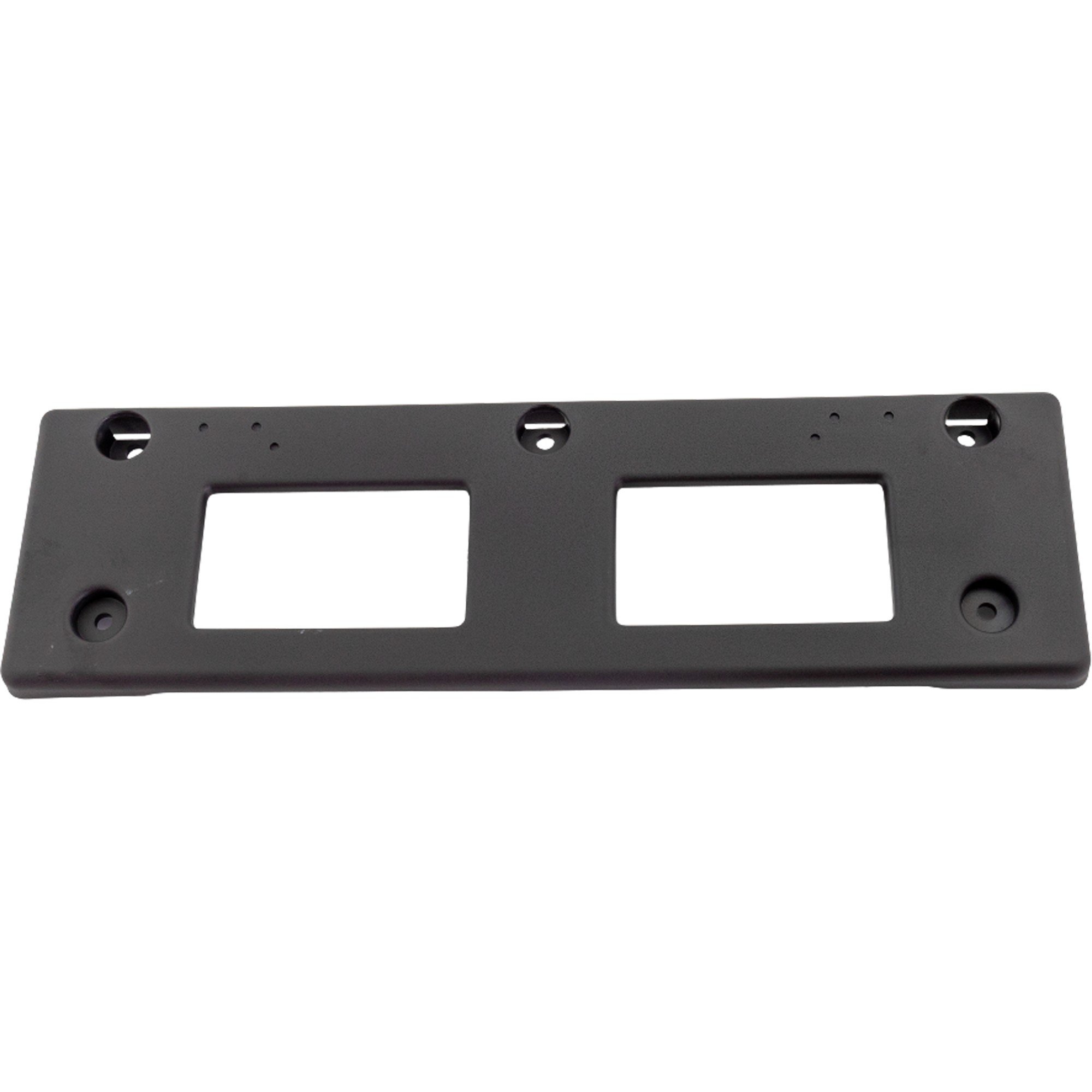 Front License Plate Bracket for Kia Sportage, Black, FWD (Front Wheel Drive), Fits 2017-2022, Replacement