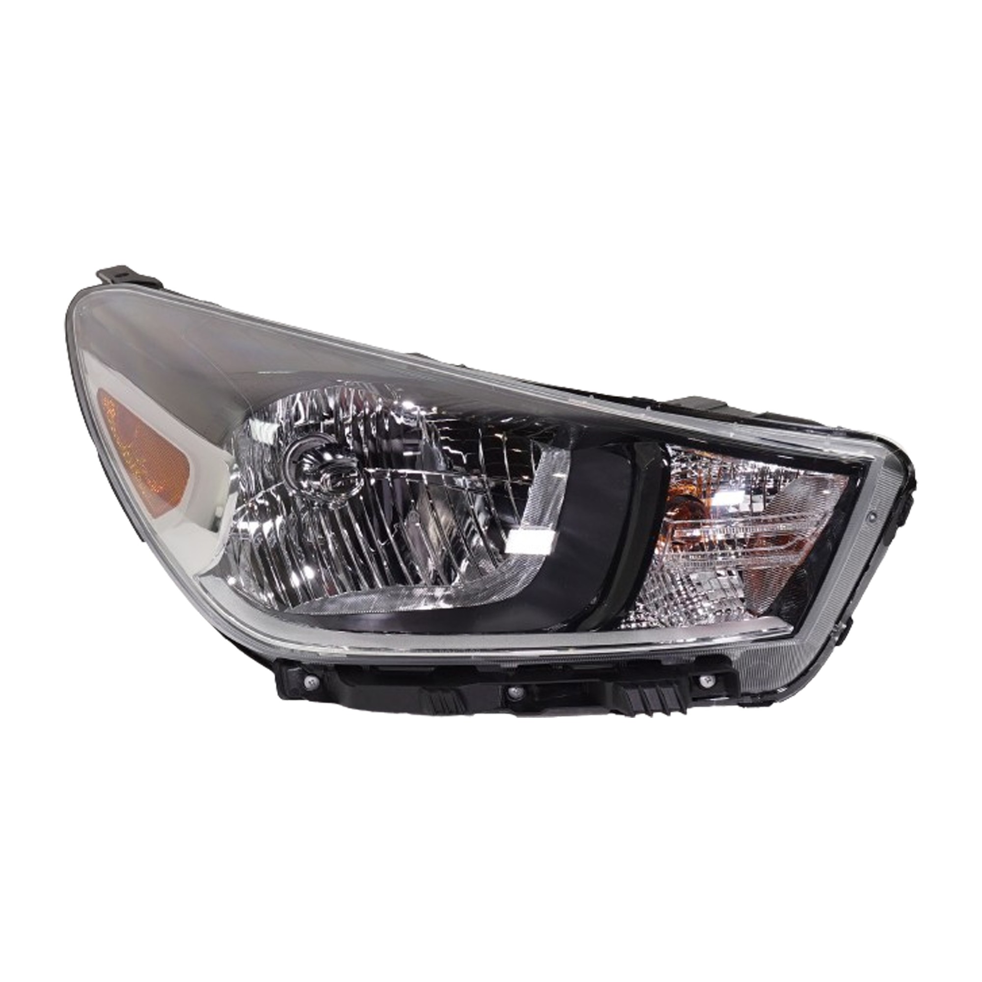 Headlight Assembly for Kia Rio 2018-2023, Right (Passenger), Halogen, Replacement (CAPA Certified)