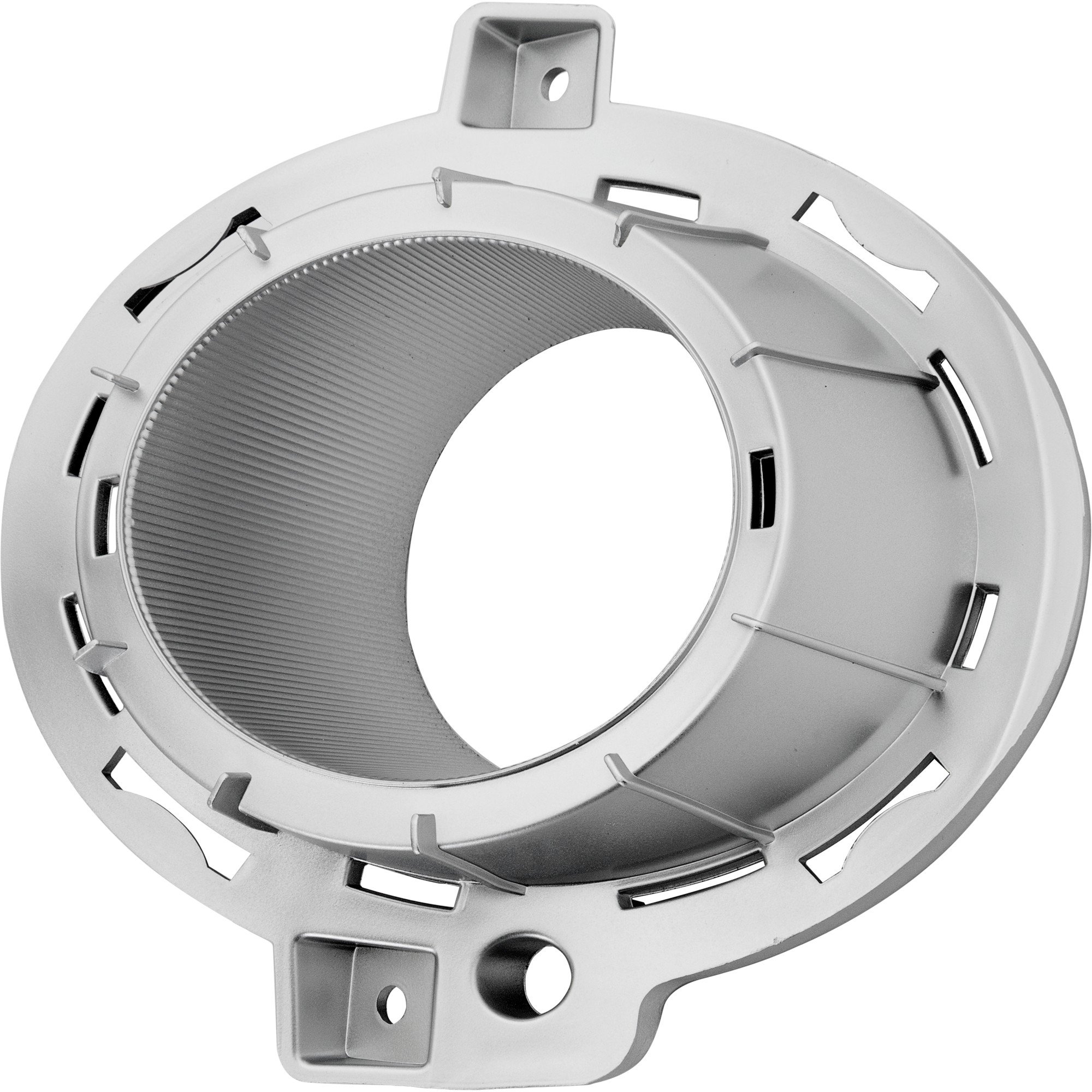 Fog Light Molding for Kia Sedona 2015-2018, Right (Passenger), Outer, Silver with Painted Gray Trim, Suitable for Limited/SXL Models, Replacement