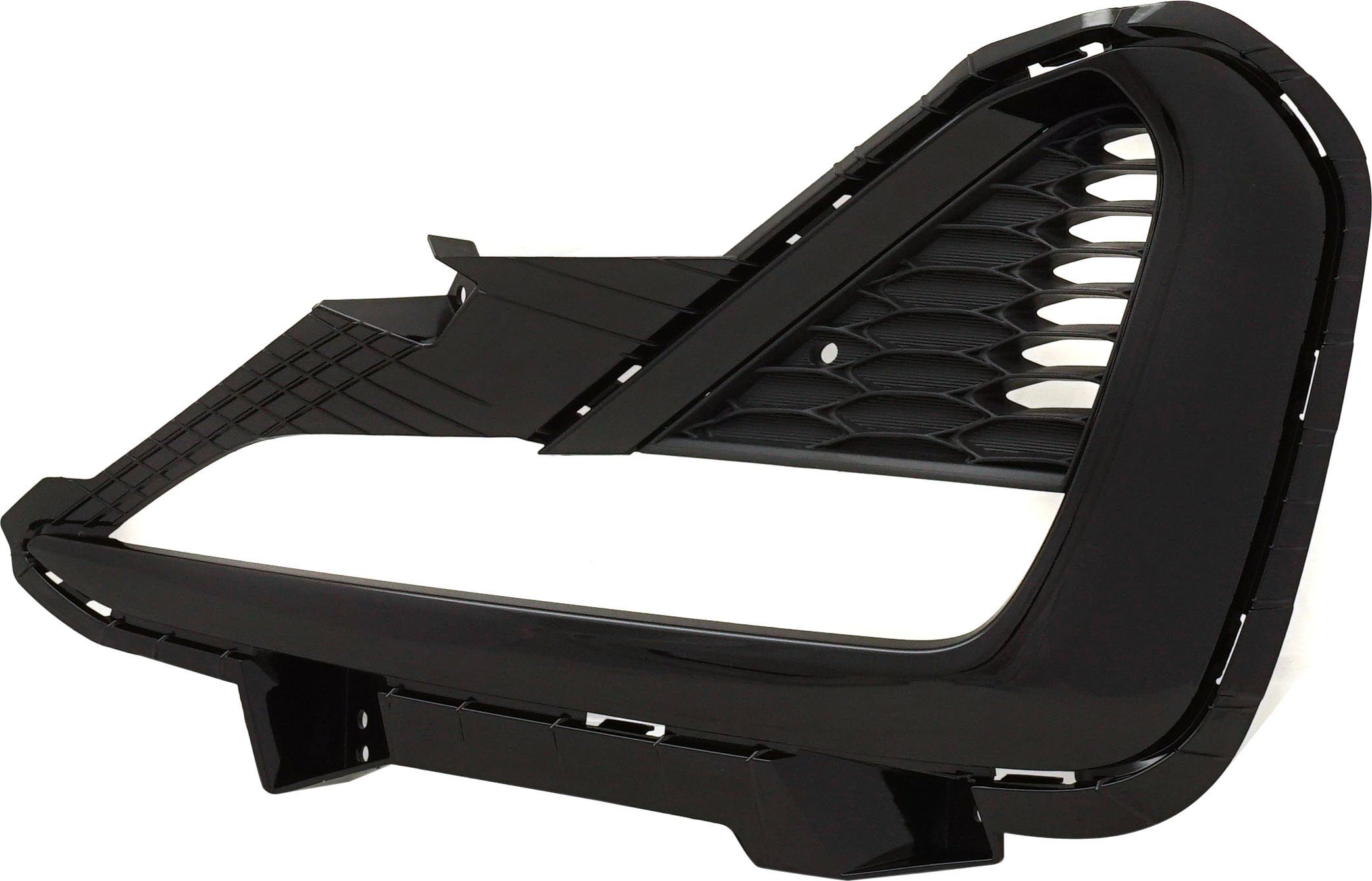 Front Fog Light Molding Right (Passenger) for 2019-2020 Optima, Air Inlet Finisher, Texture Black, Not for Hybrid Model, Kia, Replacement