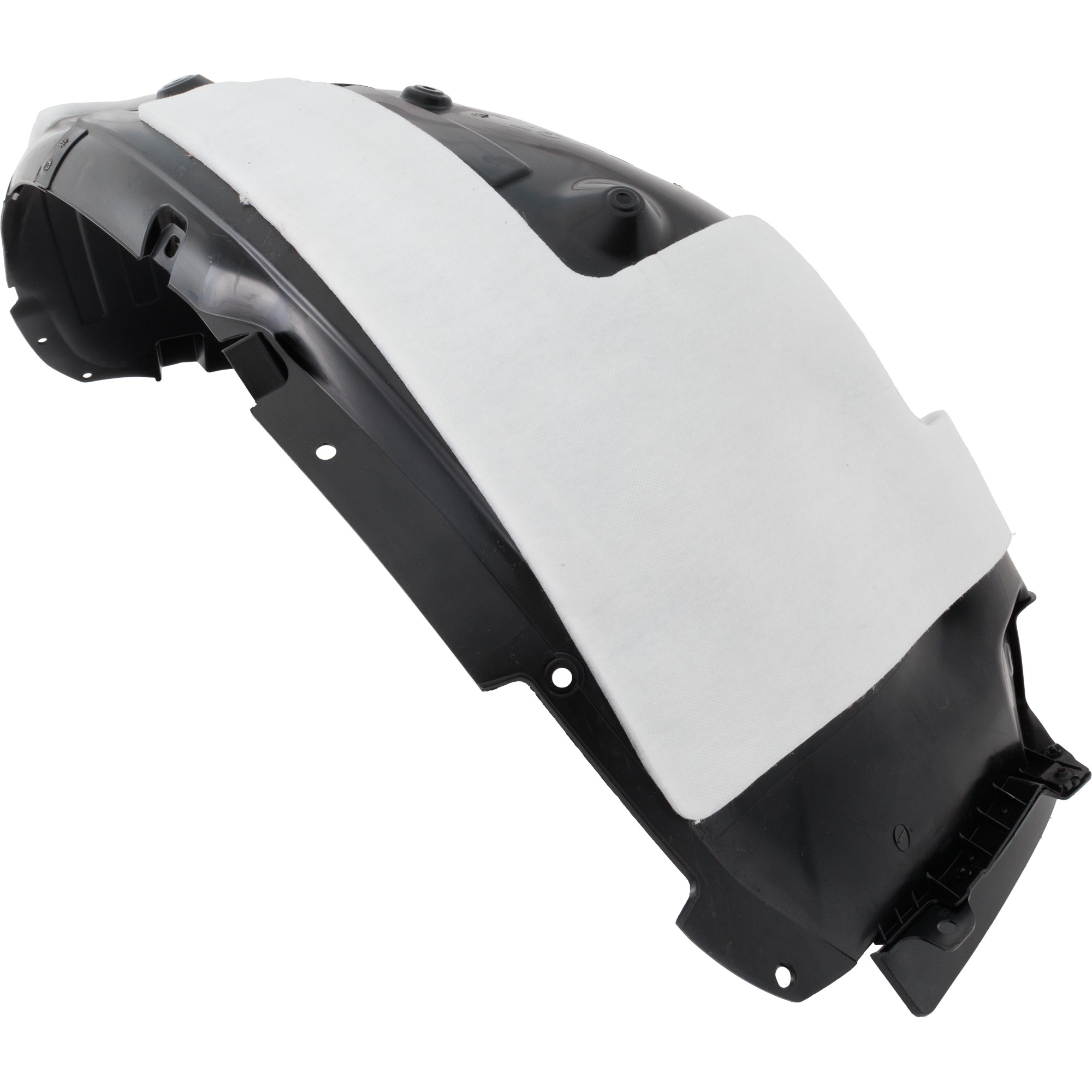 Front Fender Liner for Kia SORENTO 2021-2023, Right (Passenger) Side, Plastic, Injection Form, Sport Design Bumper, Excludes Hybrid/Plug-In Models, Replacement