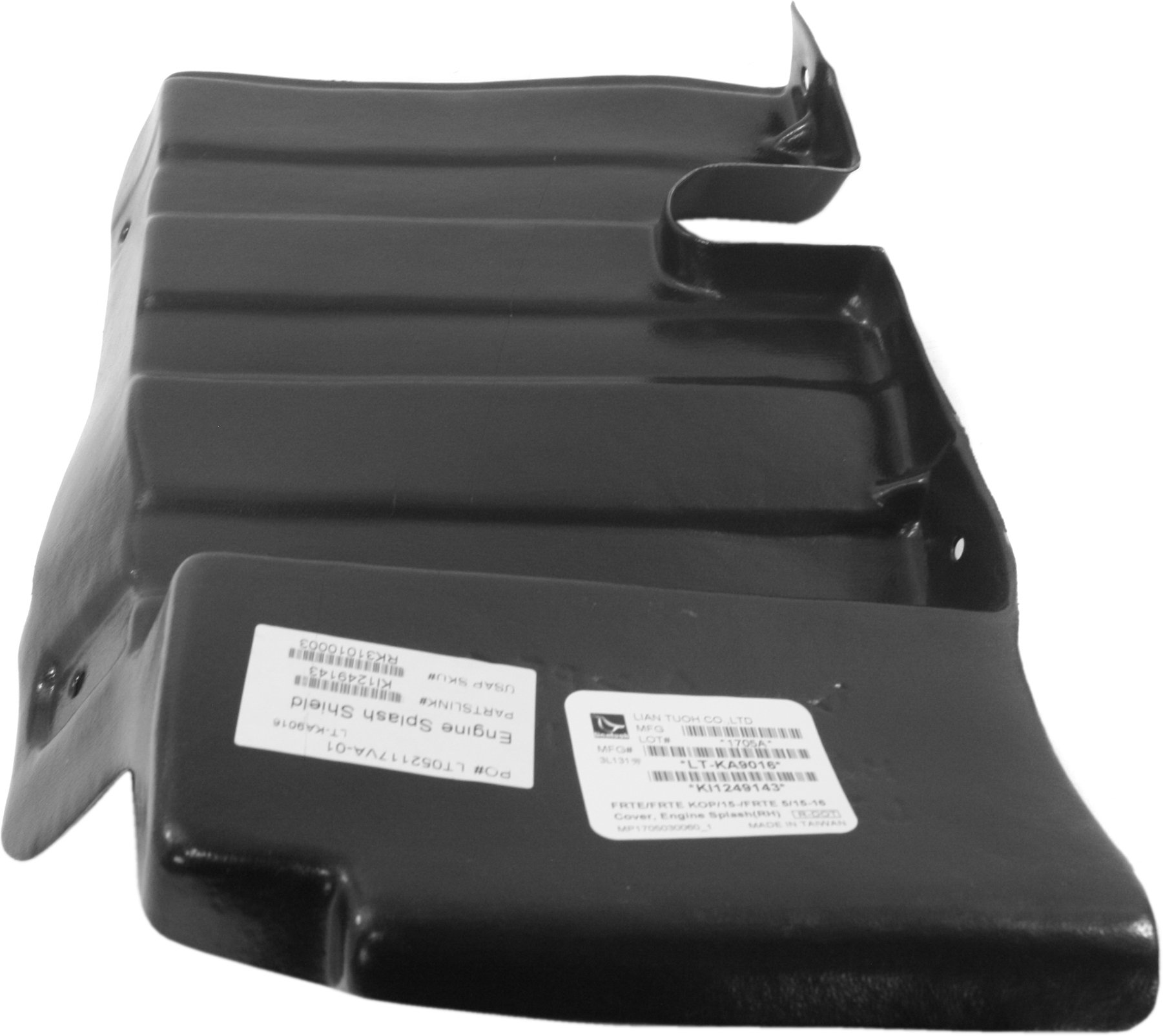 Engine Splash Shield for Kia Forte/Forte5 2015-2018, Forte Koup 2015-2016, Under Cover, Right (Passenger) Side, Replacement