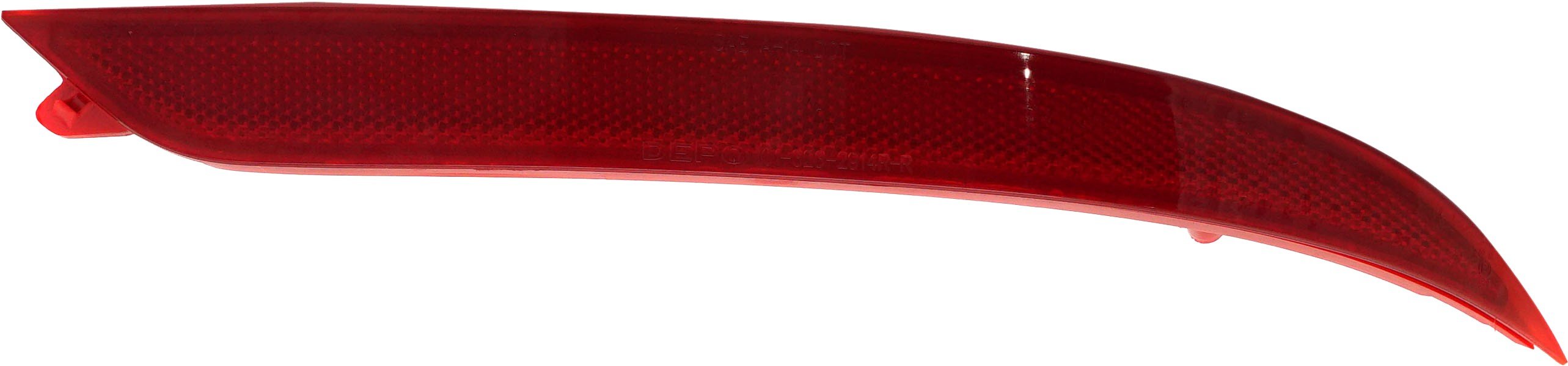 Rear Bumper Reflector Light for Kia RIO Sedan, Right (Passenger) Side, Compatible with 2016-2017 Models, Replacement (CAPA Certified)
