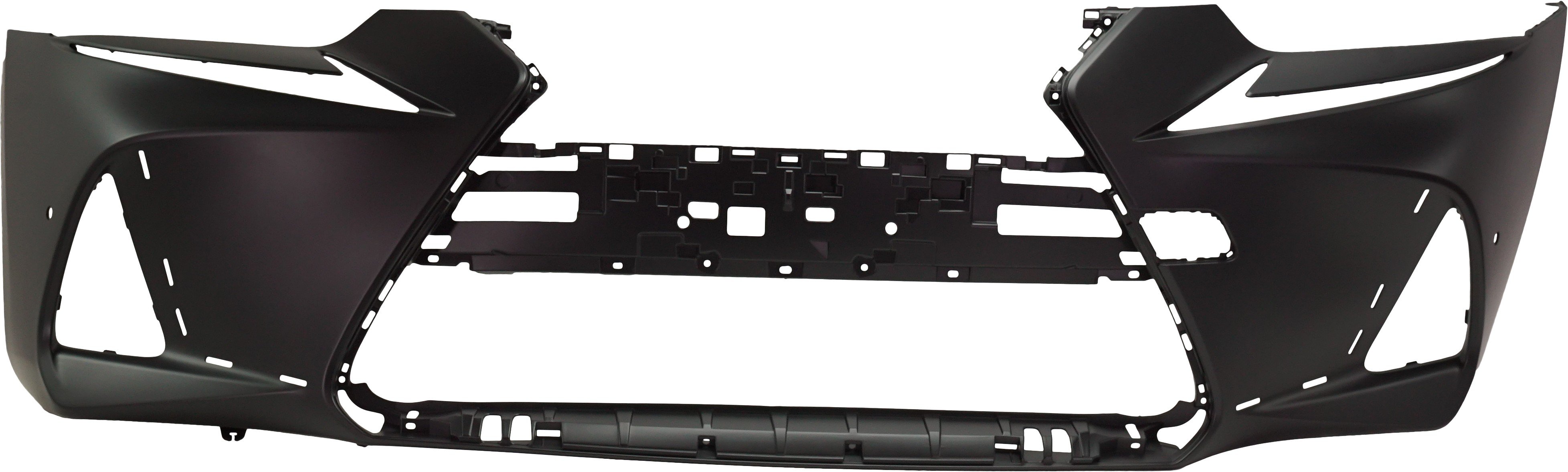 Front Bumper Cover for Lexus IS300/IS350 2018-2020, Primed (Ready to Paint), with F Sport Package and Park Distance Sensor Holes, without Headlight Washer Holes, Replacement