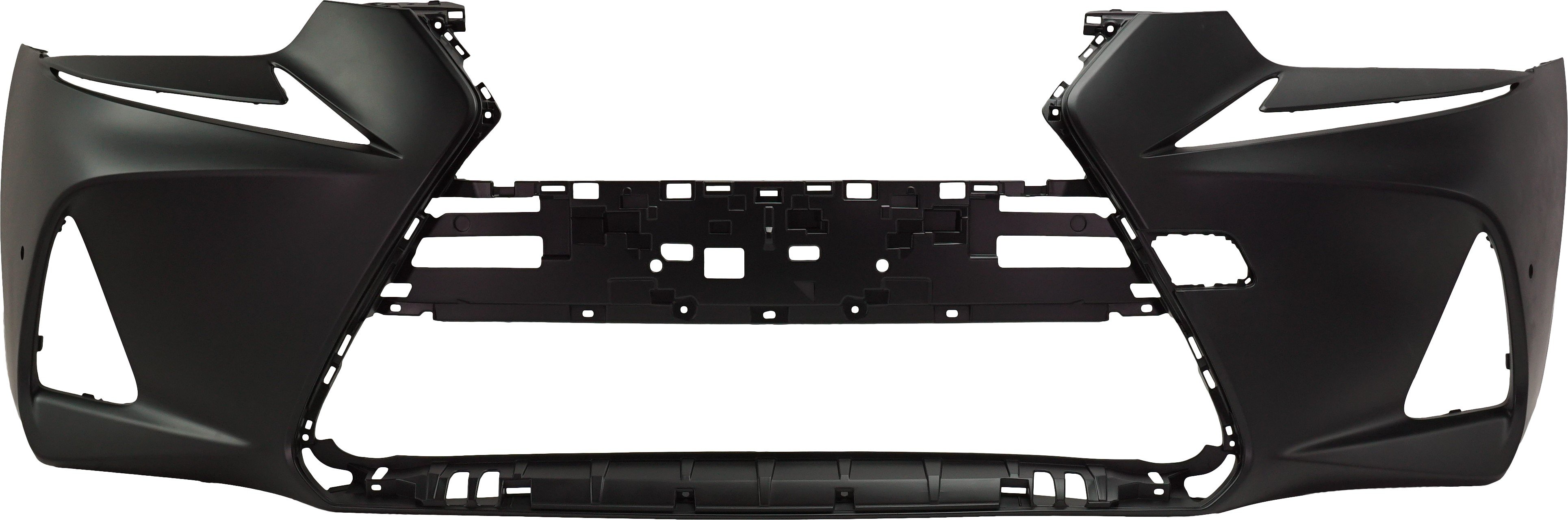 Front Bumper Cover for Lexus IS300/IS350 (2018-2020), Primed (Ready to Paint), Without F Sport Package & Headlight Washer Holes, With Park Distance Sensor Holes, Replacement