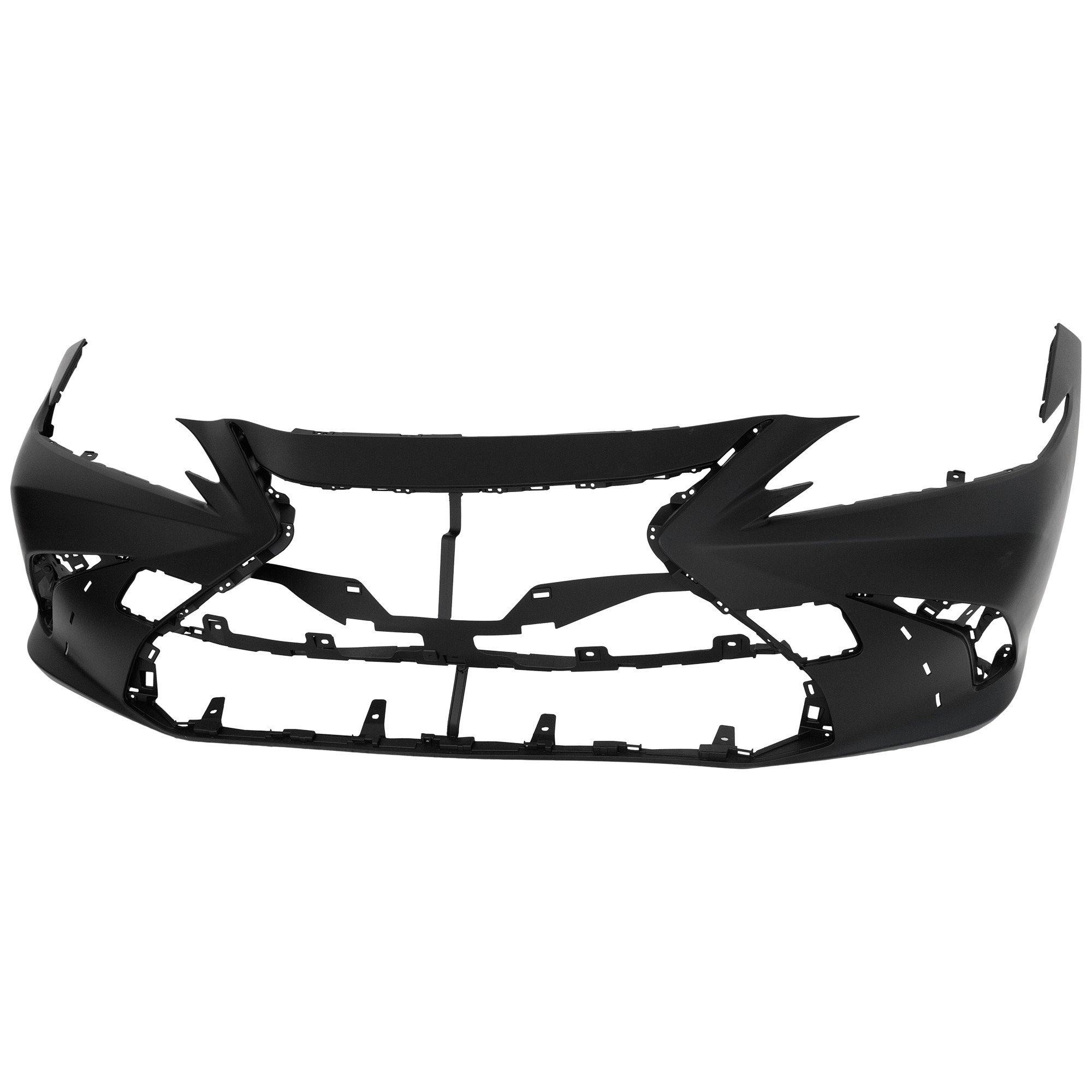 Front Bumper Cover for Lexus ES250 2021-2021 & ES350 2019-2021, Primed (Ready to Paint), With F Sport Package, Without Park Distance Control Sensor Holes, Japan Built Vehicle, Replacement