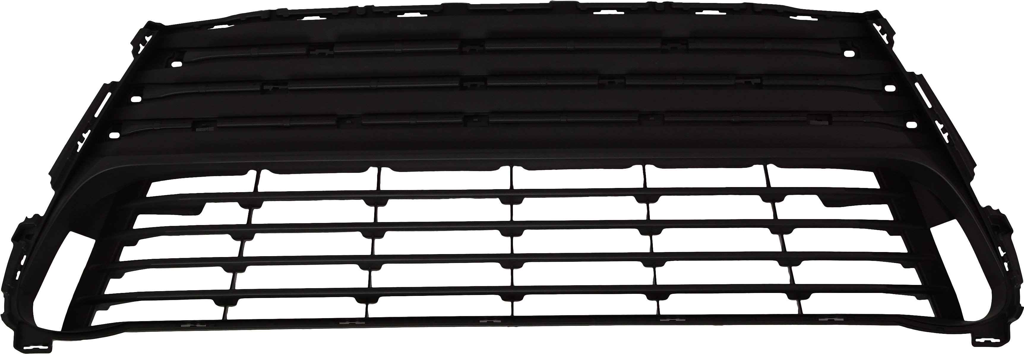 Front Bumper Grille for Lexus IS200T/IS300/IS350 (2017-2020), Textured Dark Gray, Without F Sport Package, Without Park Distance Control Sensor Holes, Replacement