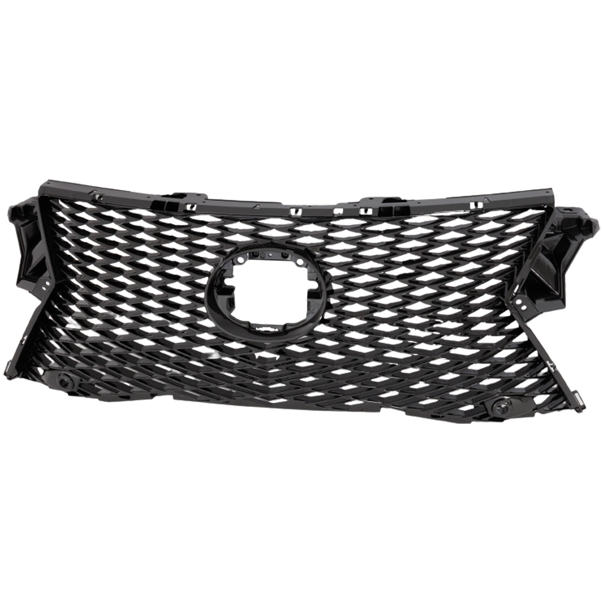 Dark Gray Shell and Insert Grille for Lexus RX350/RX450H 2016-2019, F Sport Model, with Parking Aid Sensor Holes, without Camera Hole, Replacement