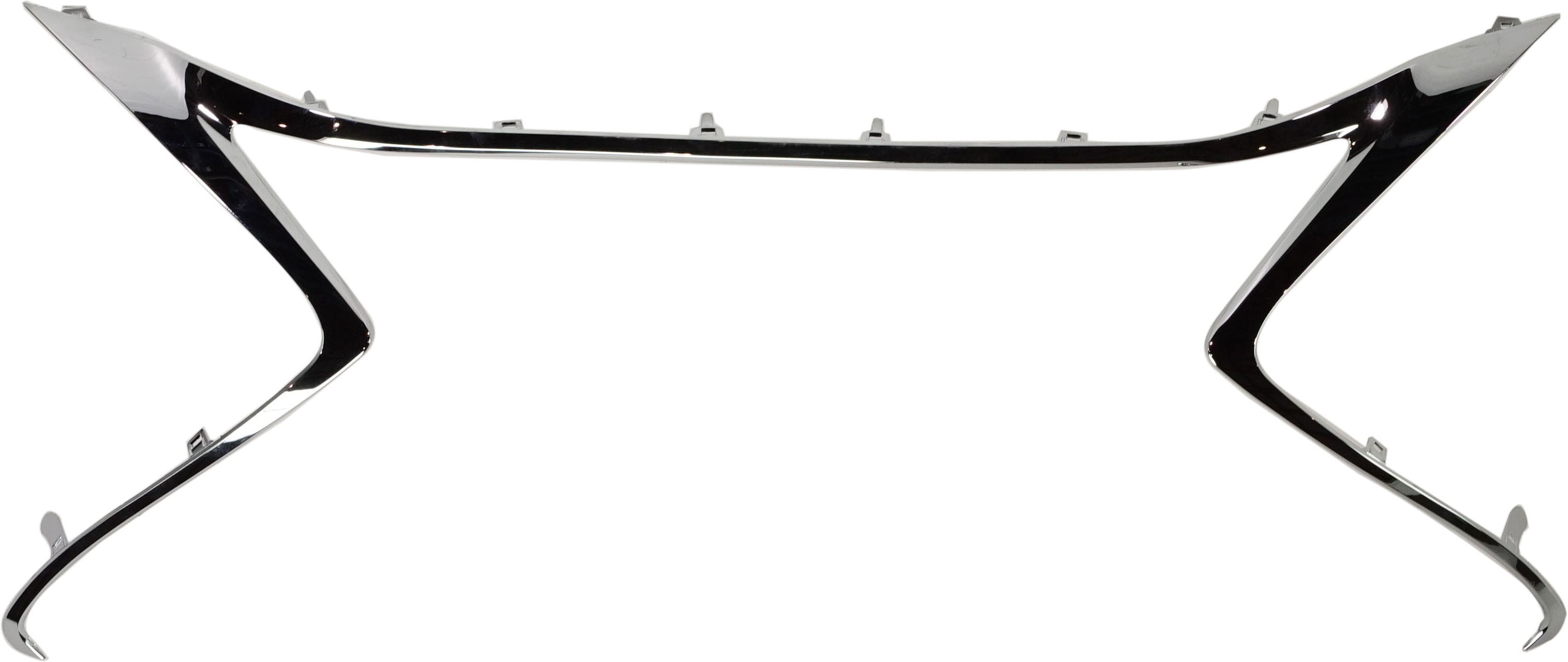 Upper Grille Molding for 2016-2018 Lexus ES300H/ES350, Chrome Finish, Compatible with Japan/North America Built Models, Replacement (CAPA Certified)