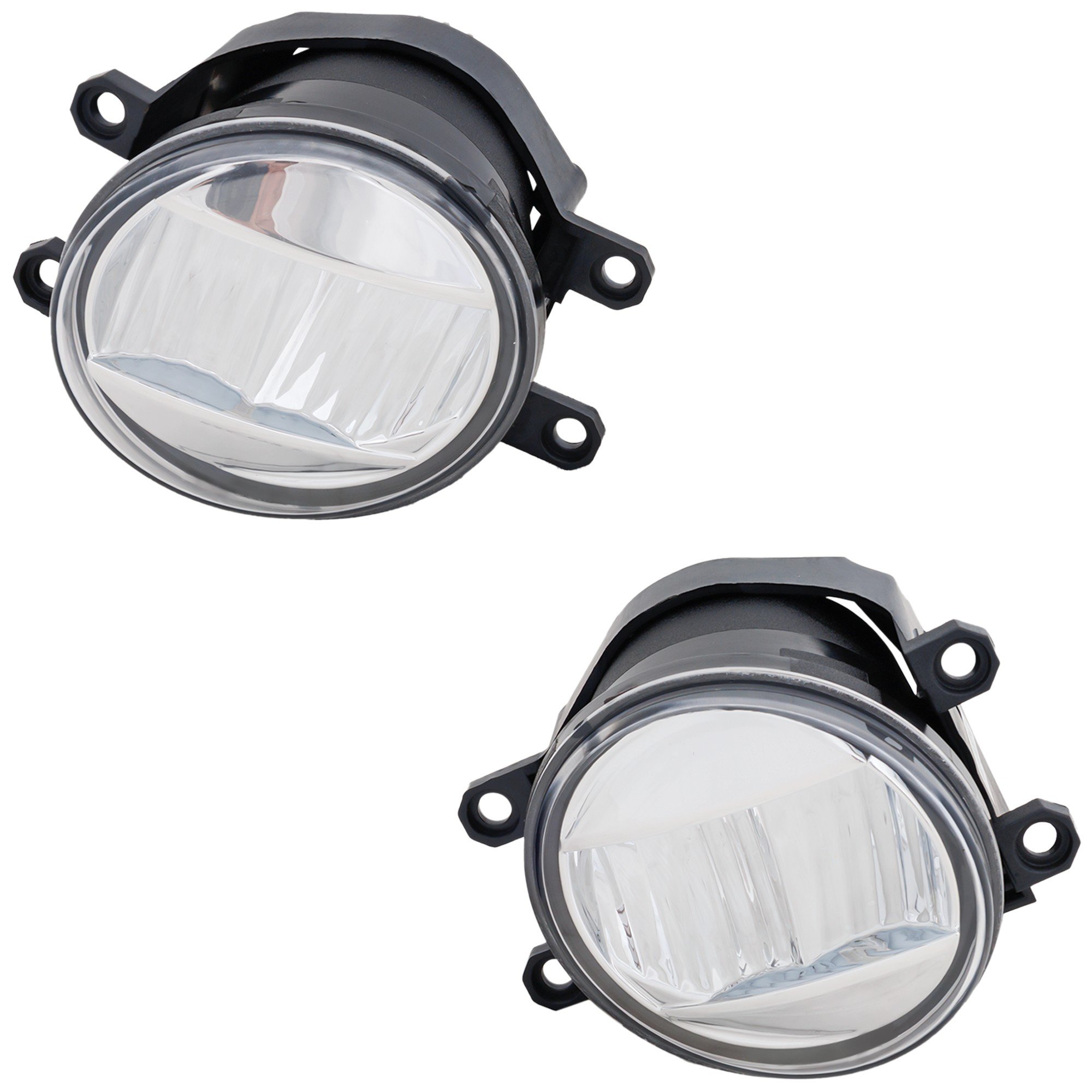LED Fog Light Assembly for Lexus GS350 2013-2015/NX300 2018-2021, Right (Passenger) and Left (Driver), Clear Lens, without F Sport Package, Replacement