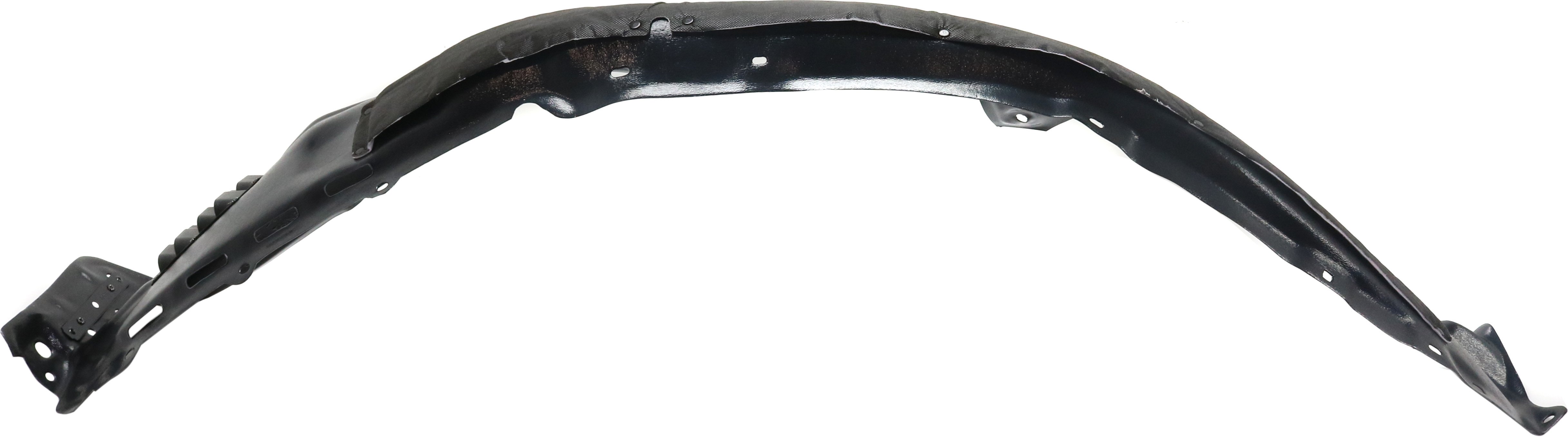 Front Fender Liner for Lexus NX200T/NX300H 2015-2017, Left (Driver), Rear Section, Plastic, Thermo Form, w/Extension Sheet, Replacement