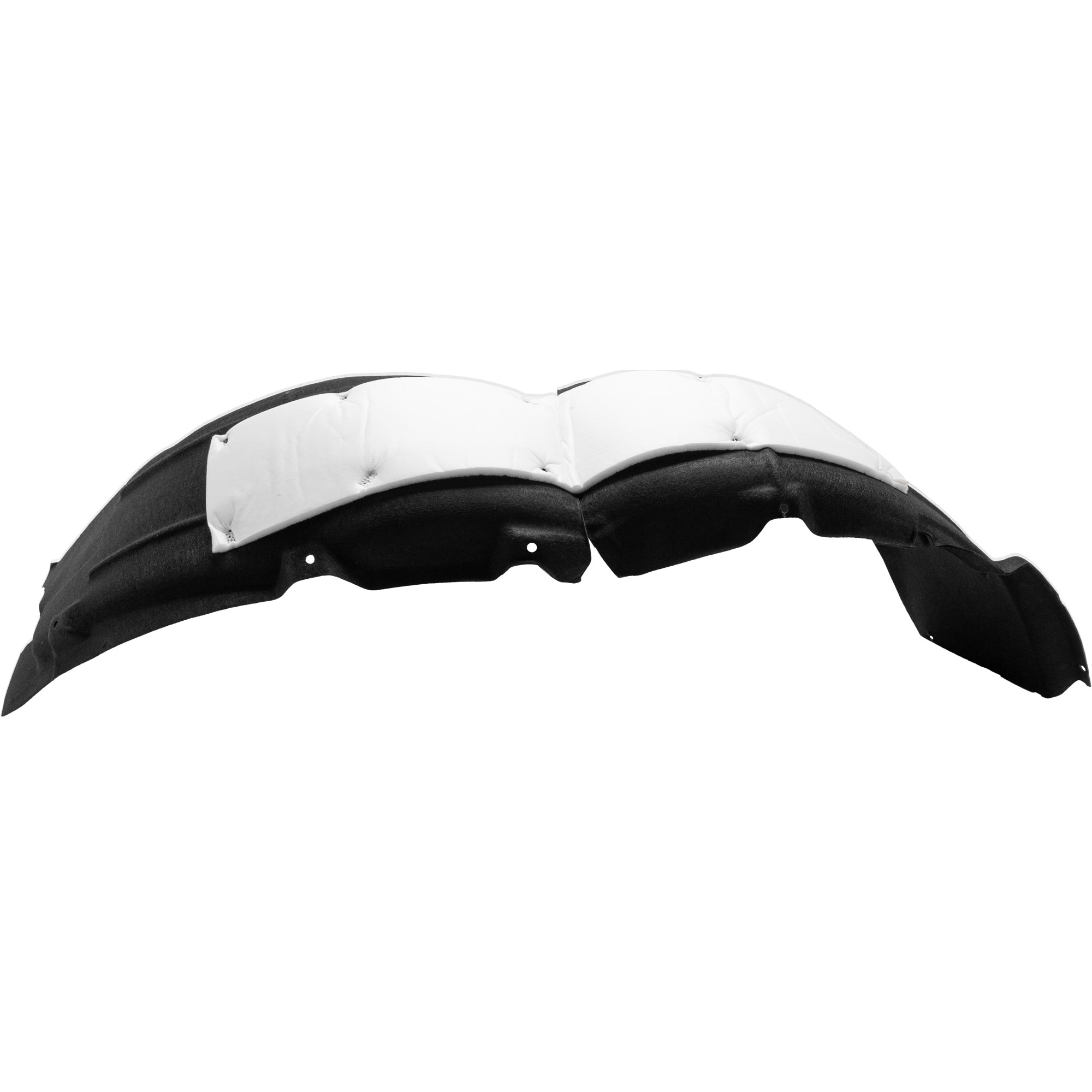 Polyethylene Rear Fender Wheelhouse Liner for Lincoln MKZ/MKZ Hybrid (2013-2020), Left (Driver), 2.0L Turbo Eng, Replacement