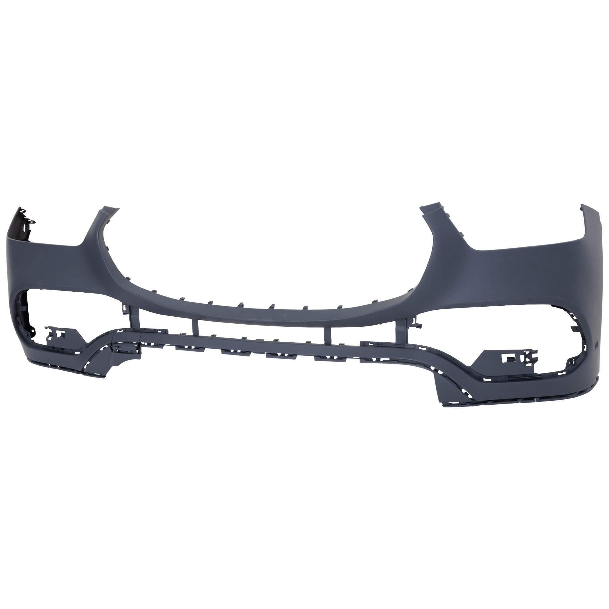 Front Bumper Cover for Mercedes-Benz GLE350/GLE450 2020-2022, Upper, Primed (Ready to Paint), with Active Park Assist Sensor Hole, without AMG Styling Package, with Tow Hook Cover, Replacement