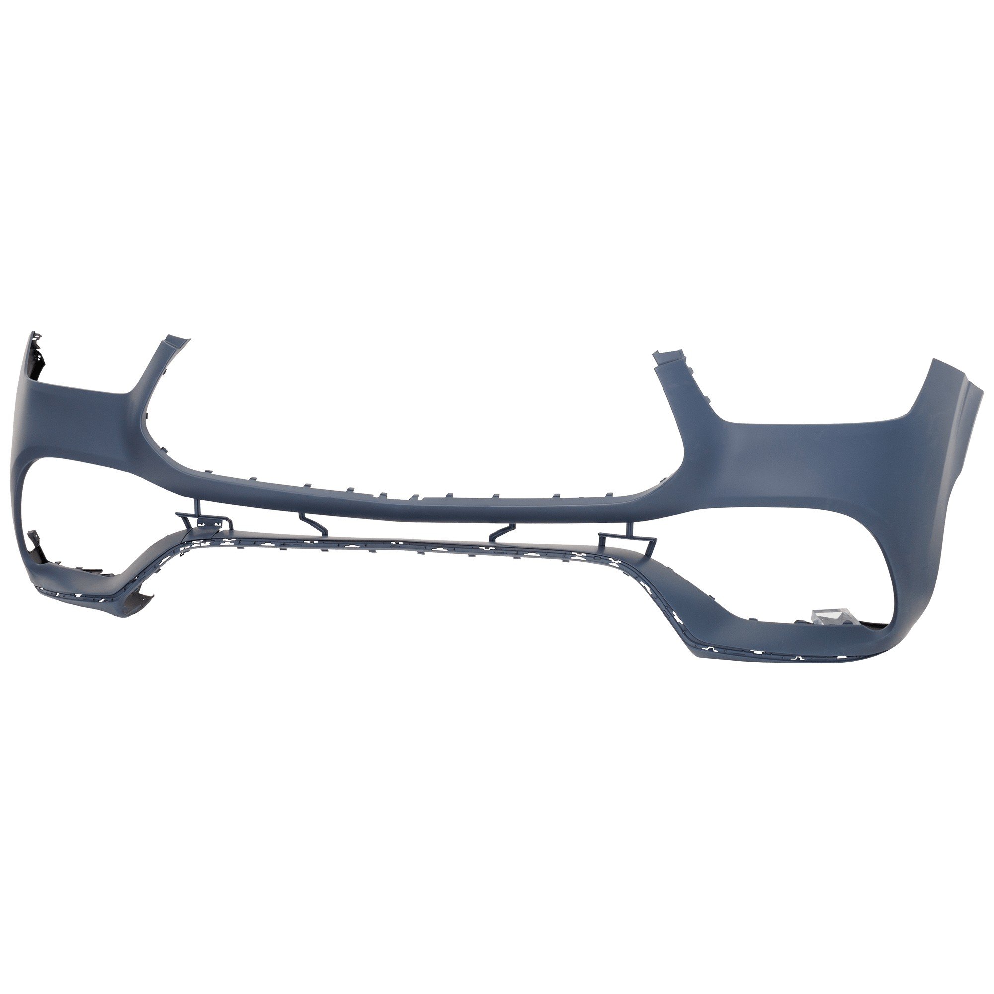 Front Bumper Cover for Mercedes-Benz GLE-Class 2020-2023, Upper, Primed (Ready to Paint), with AMG Package, without Active Park Assist Sensor Holes, Replacement