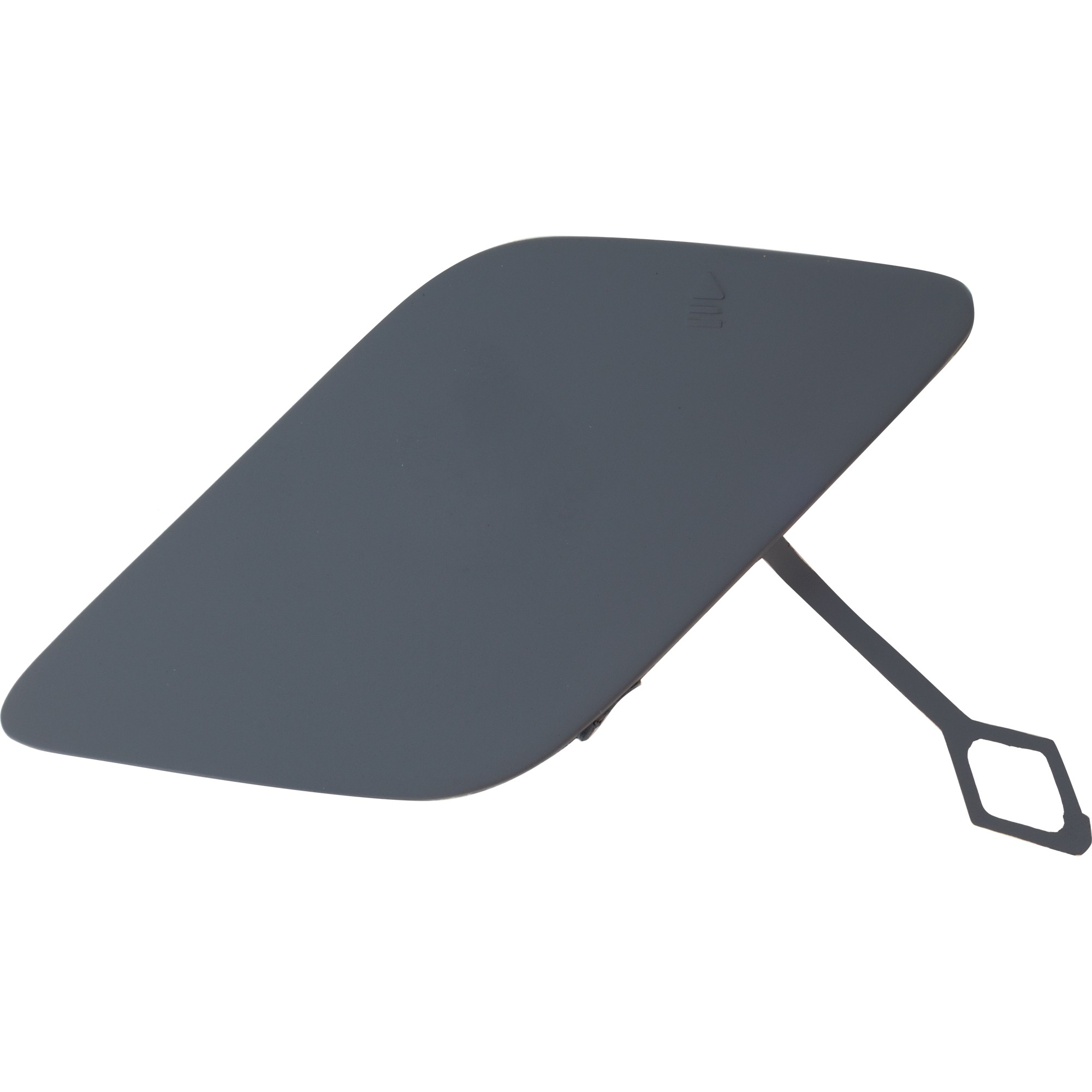 Front Bumper Tow Hook Cover for Mercedes-Benz E-Class 2010-2013, Sedan/Wagon, Primed (Ready to Paint), Replacement