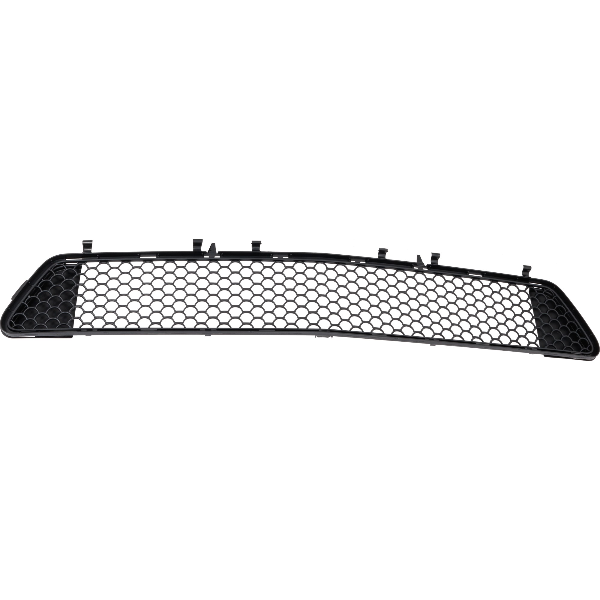 Front Bumper Grille for Mercedes Benz E-Class 2010-2013, Painted-Black, Sedan/Wagon, with AMG Package, Excluding E63 AMG Model, Replacement