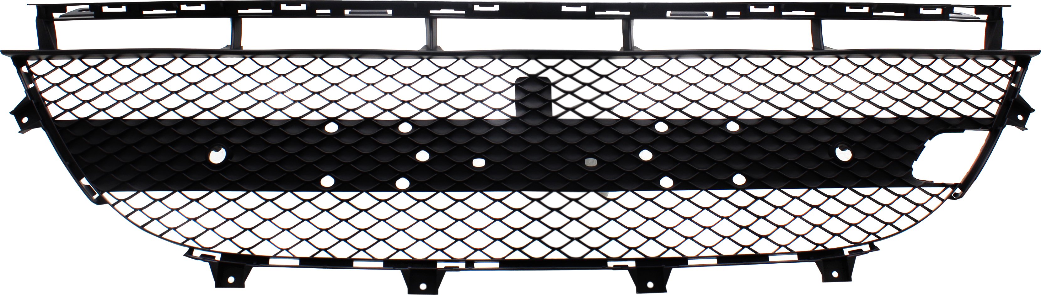 Front Bumper Grille for Mercedes GLE/GLS-Class 2016-2019, Center, Excluding GLE63/GLS63 Models, Coupe with AMG Performance Package/SUV with Sport Package, Replacement