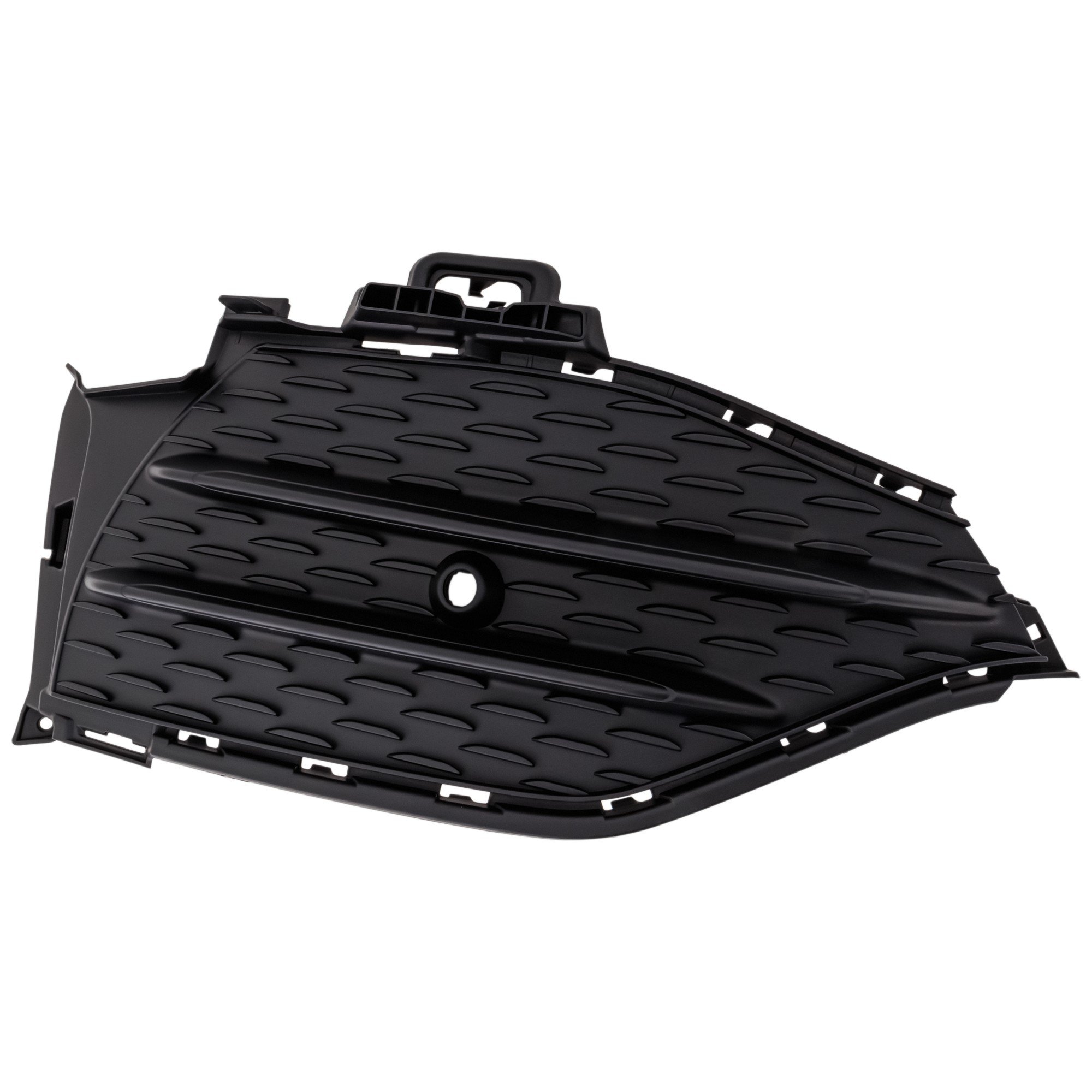 Front Bumper Grille for Mercedes-Benz GLC300 Coupe/SUV, 2020-2022, Right (Passenger), Textured Black, with AMG Package, Replacement