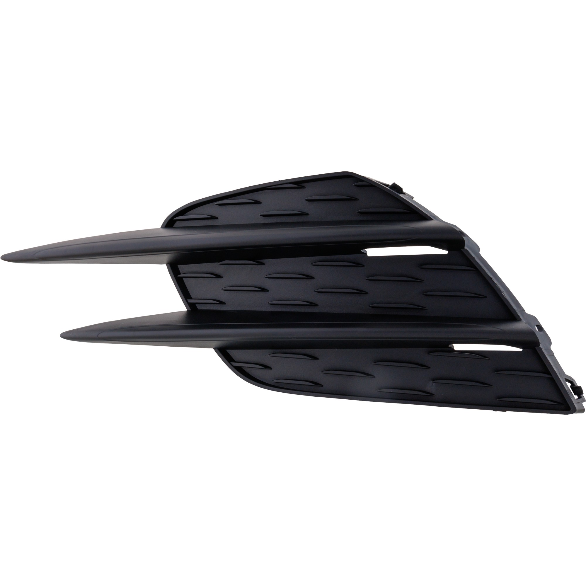 Front Bumper Grille for Mercedes-Benz A220 2019-2022, Left (Driver) Side, Outer, Textured Black, with AMG Package, Replacement