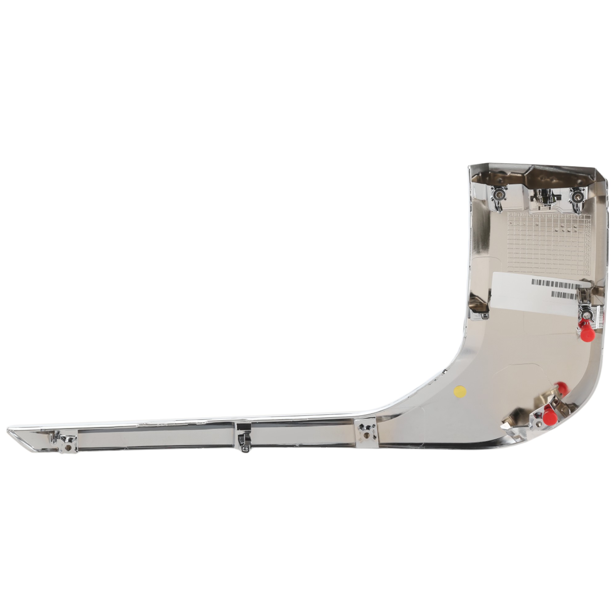 Front Bumper Molding for Mitsubishi Outlander Sport/RVR, Model Years 2020-2022, Lower, Left (Driver), Chrome, Replacement