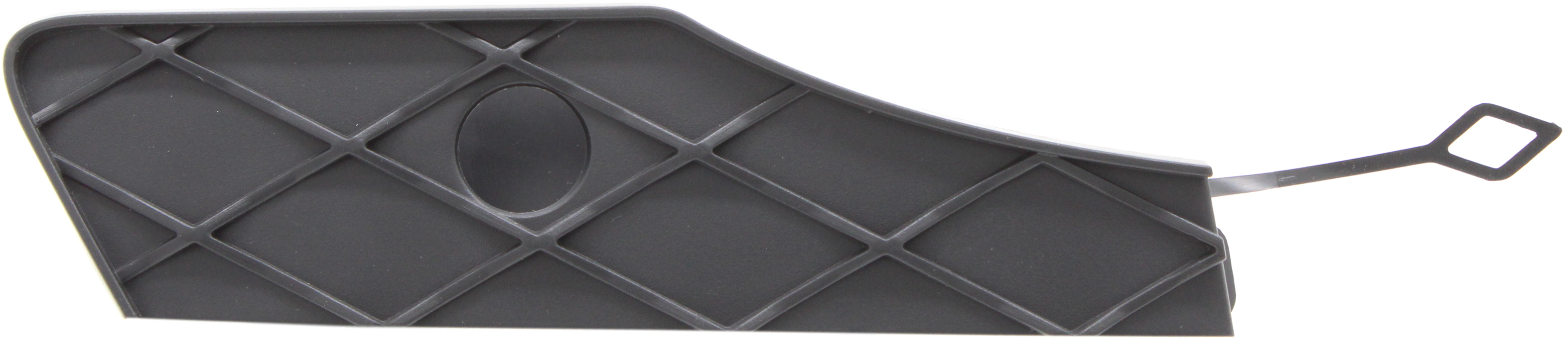 Front Bumper Tow Hook Cover for Mercedes-Benz GLK-Class 2013-2015, Right (Passenger), Textured, Without AMG Styling Package, Replacement