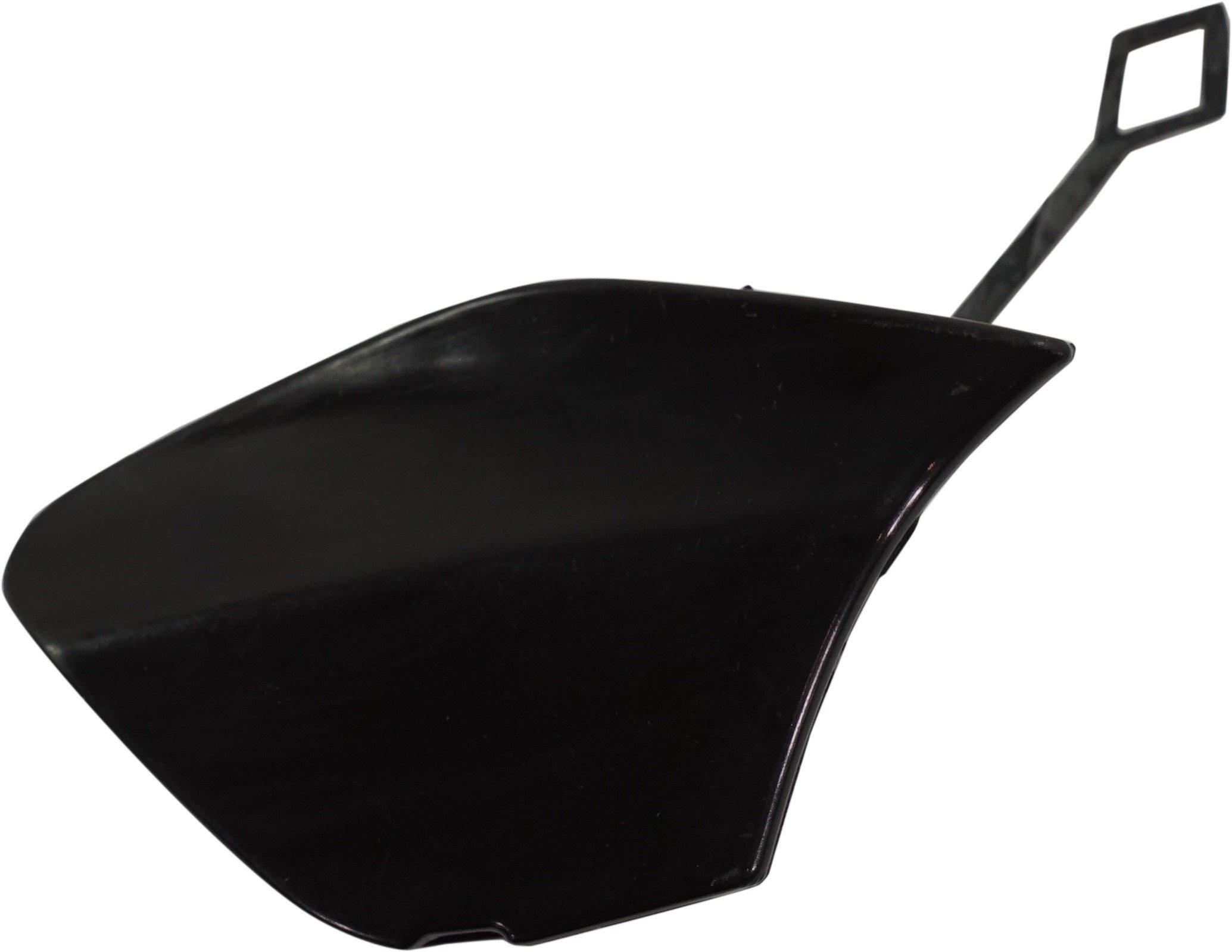 Front Bumper Tow Hook Cover for Mercedes-Benz GLK-Class (2013-2015), Right (Passenger), Primed (Ready to Paint), with AMG Package, Replacement