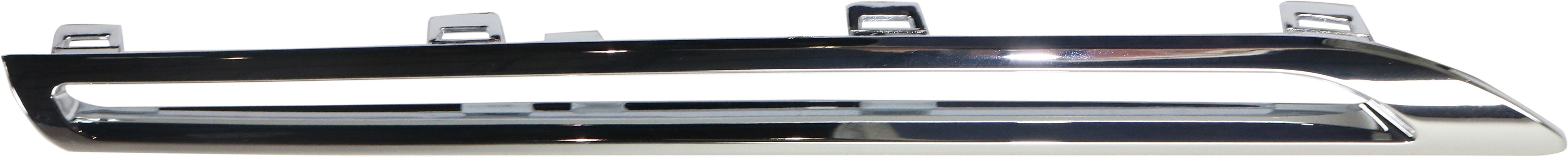Chrome Grille Molding Upper for Mercedes-Benz GLE-Class SUV, Right (Passenger), 2016-2019, Excludes GLE63 AMG Model, Replacement