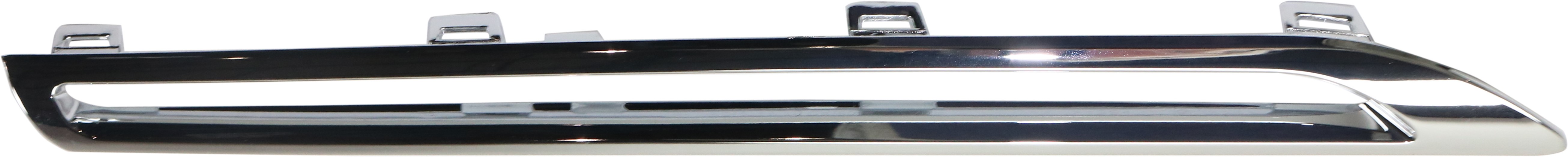 Chrome Grille Molding Upper for Mercedes-Benz GLE-Class SUV, Right (Passenger), 2016-2019, Excludes GLE63 AMG Model, Replacement