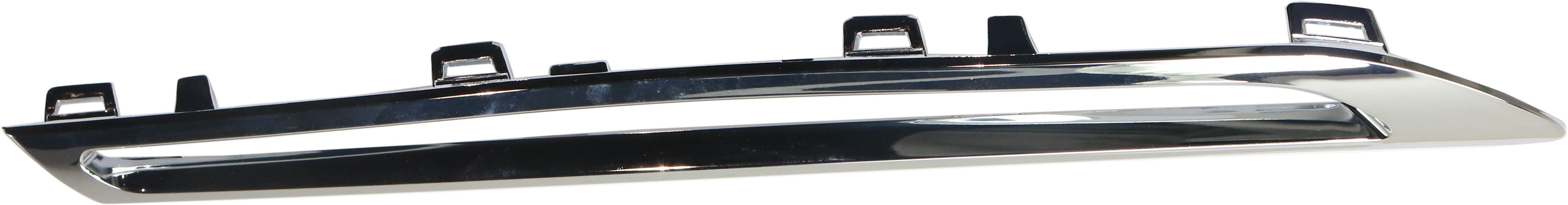 Lower Grille Molding for Mercedes-Benz GLE-Class SUV (2016-2019), Right (Passenger) Side, Chrome, Excluding GLE63 AMG Model, Replacement