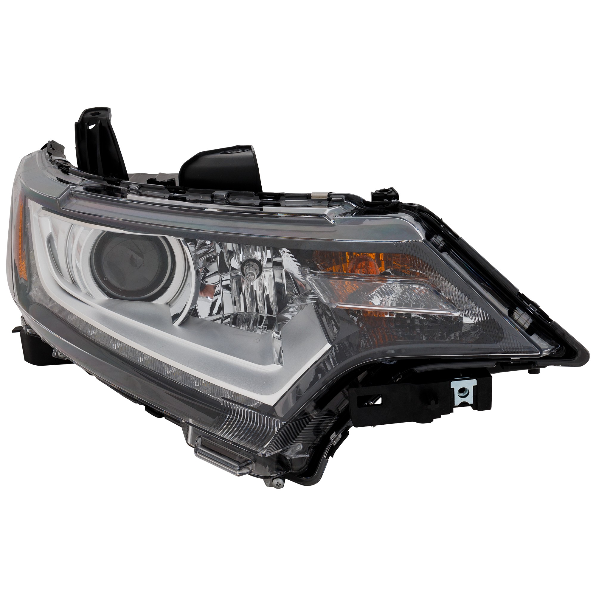 Headlight Assembly for Mitsubishi Outlander 2017-2020 and Outlander PHEV 2018-2022, Right (Passenger) Side, Halogen, Replacement (CAPA Certified)