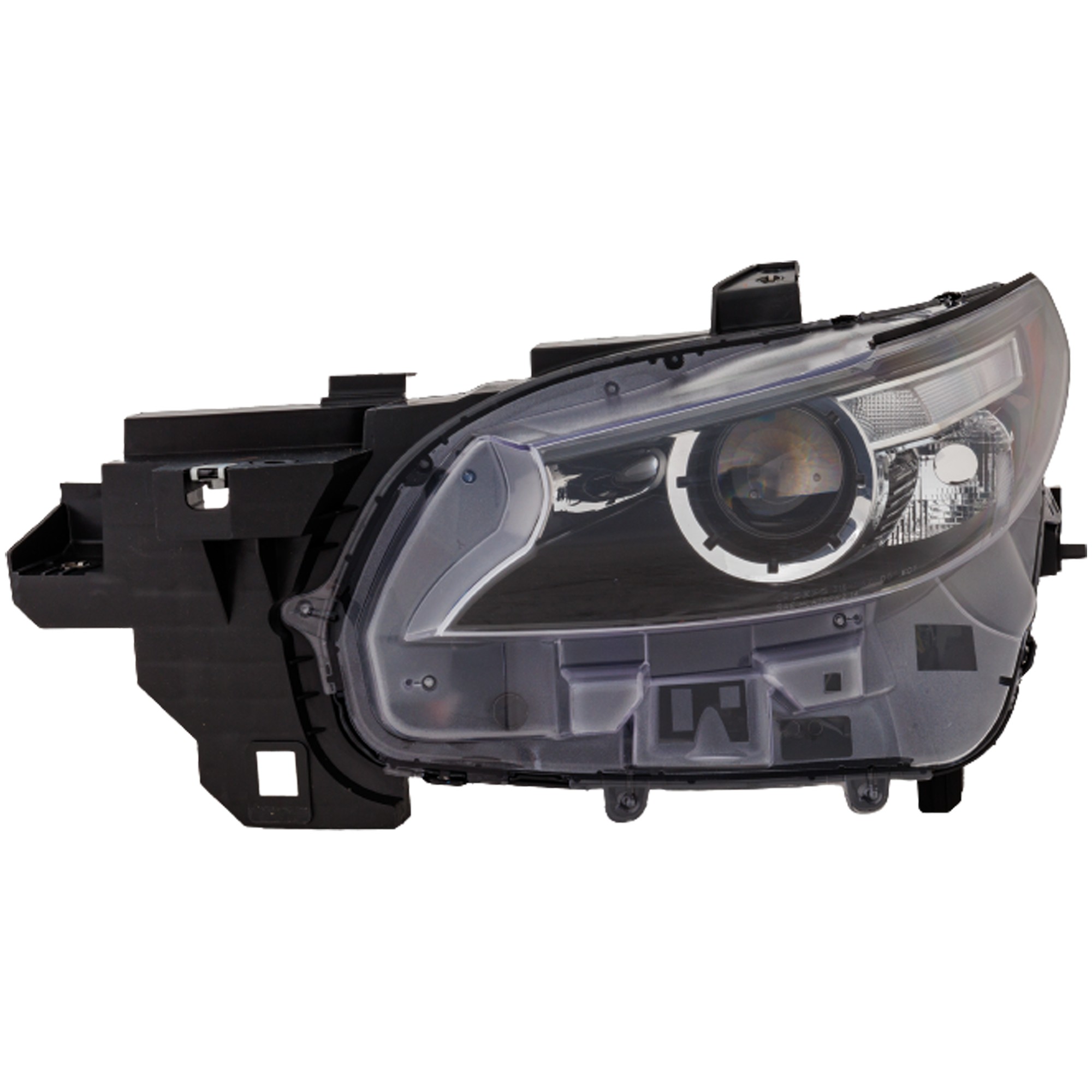 Headlight for Mazda CX-9 2016-2023, Left (Driver), Lens and Housing, LED, without Adaptive Headlights, Replacement (CAPA Certified)