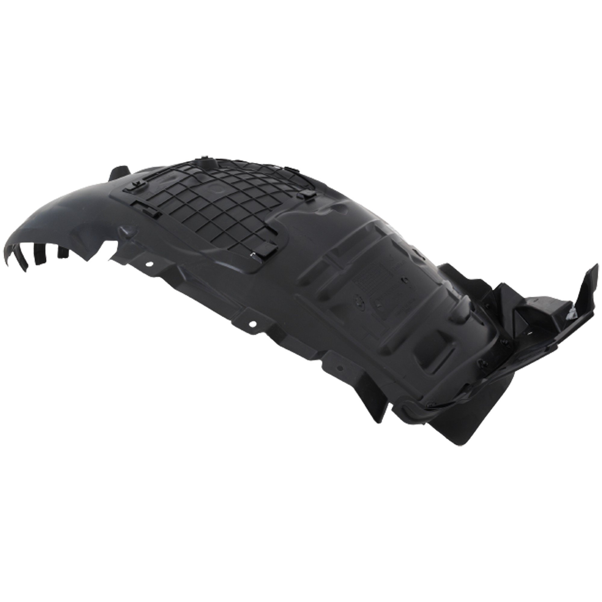 Front Fender Liner Assembly for Mercedes-Benz C300/C43 AMG 2017-2023, Right (Passenger), Plastic Injection Form, w/ Rubber Mat, Coupe/Convertible 2017-2021, Replacement